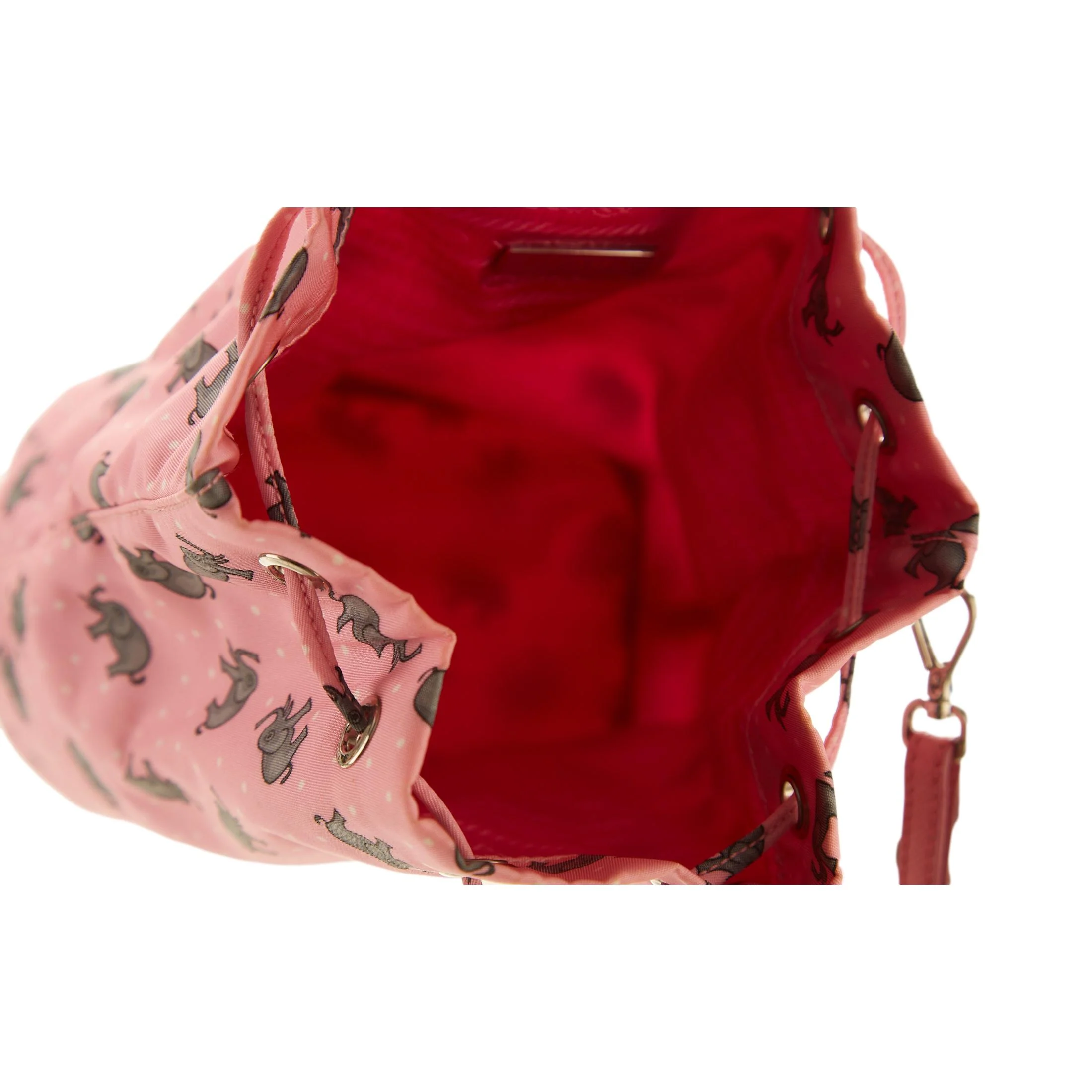 Prada Pink Elephant Print Wristlet - Image 4