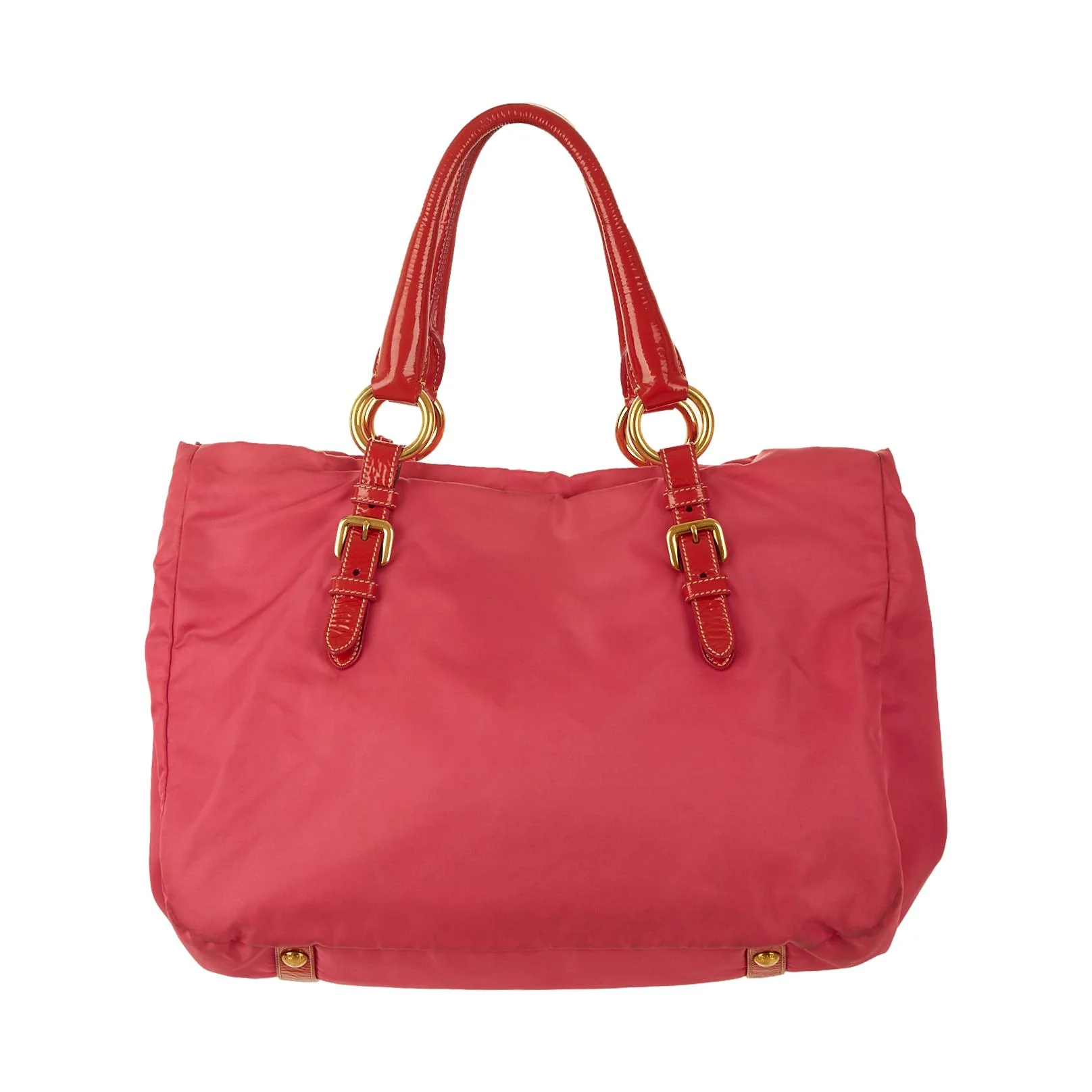 Prada Hot Pink Jeweled Jumbo Shoulder Bag - Image 2