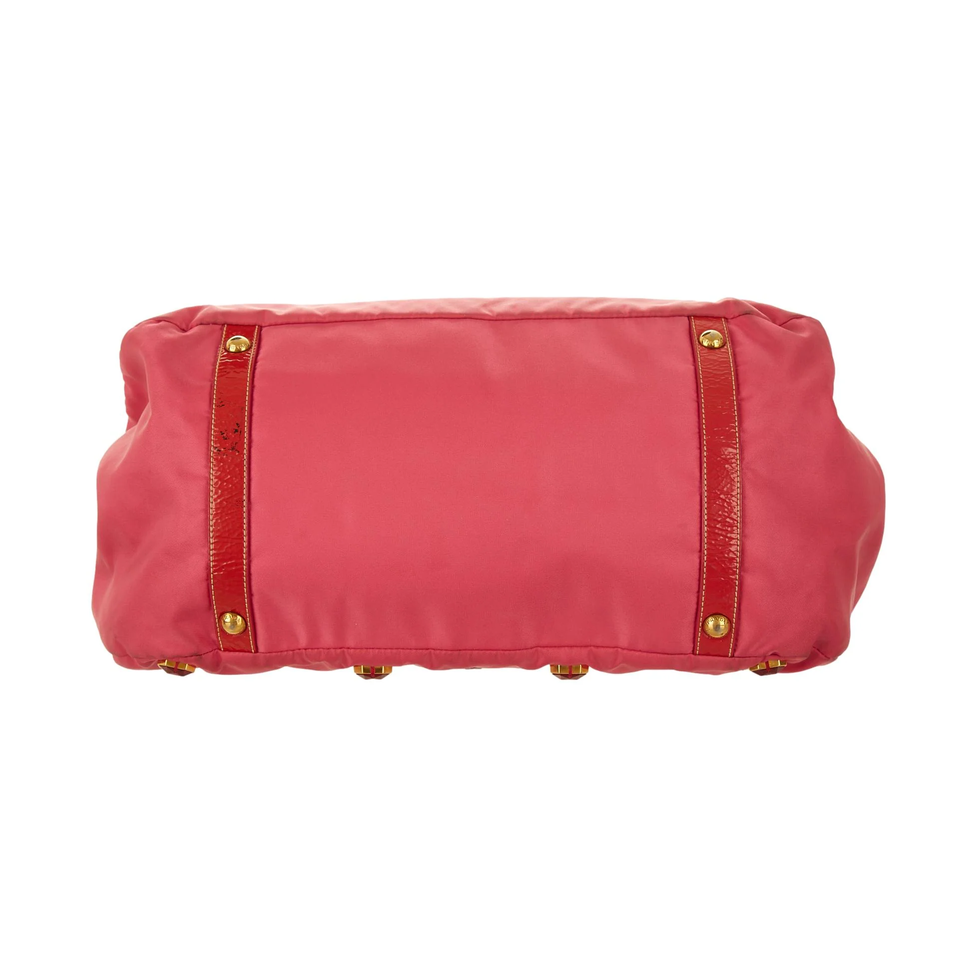 Prada Hot Pink Jeweled Jumbo Shoulder Bag - Image 3