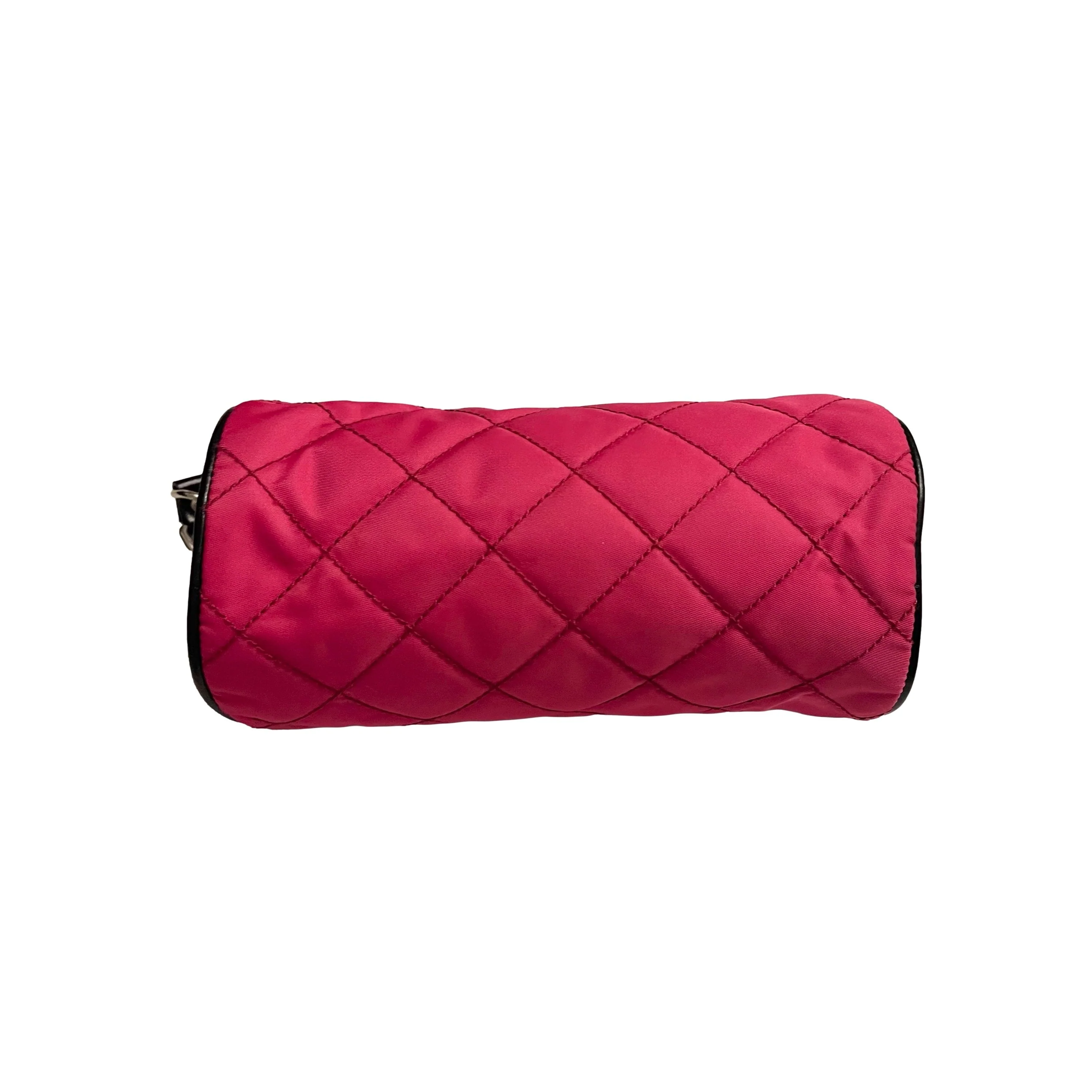 Prada Pink Nylon Chain Shoulder Bag - Image 2