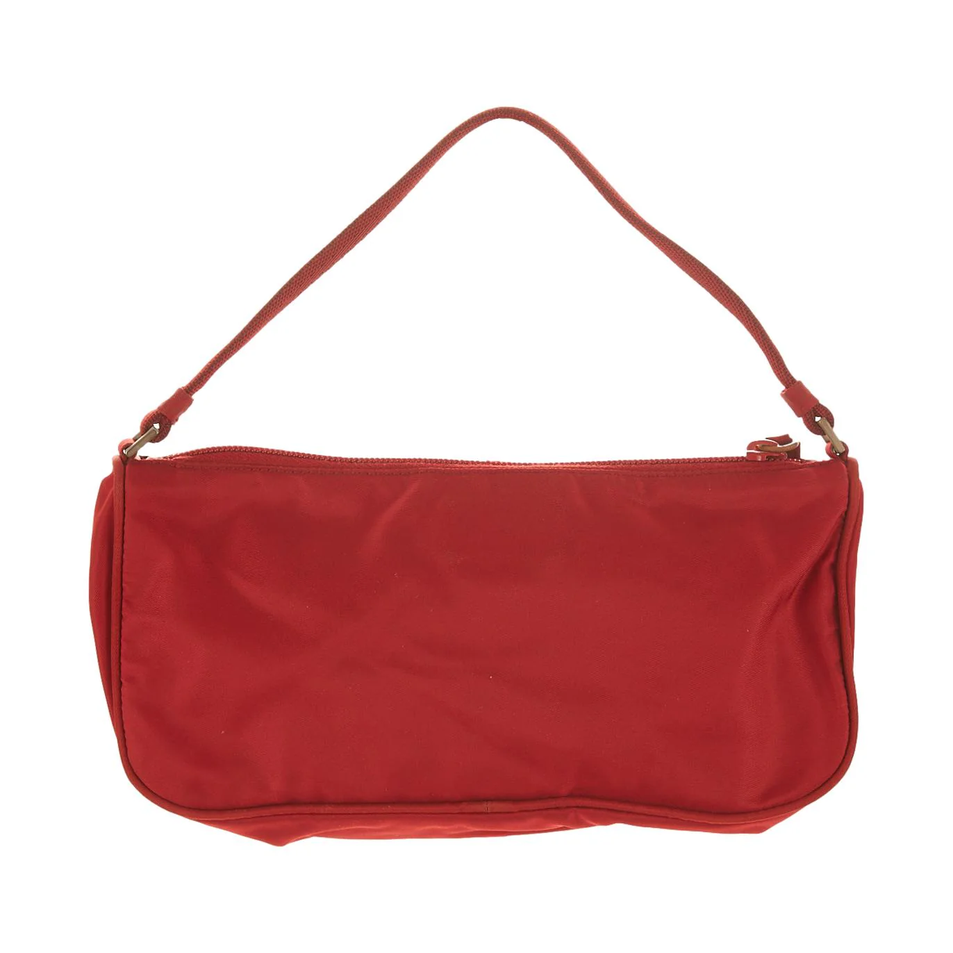 Prada Red Nylon Mini Shoulder Bag - Image 2