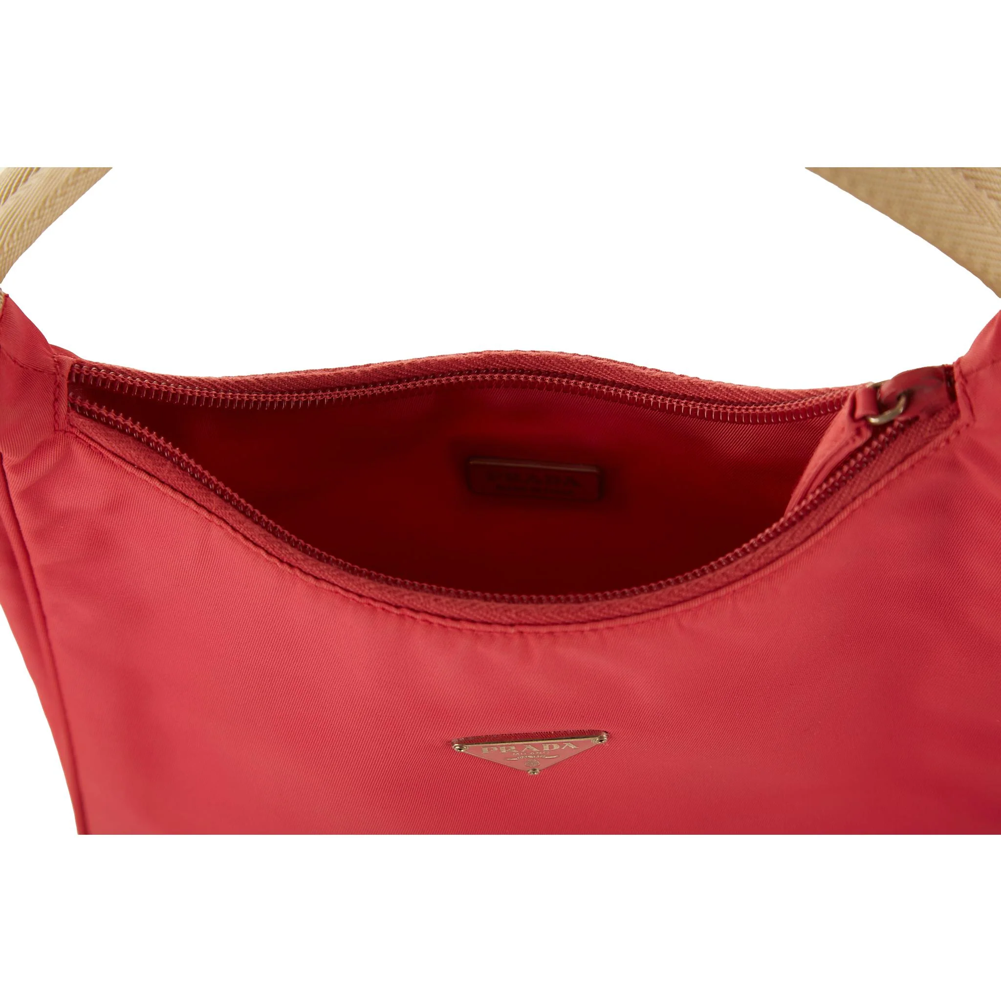Prada Pink Nylon Mini Shoulder Bag - Image 4