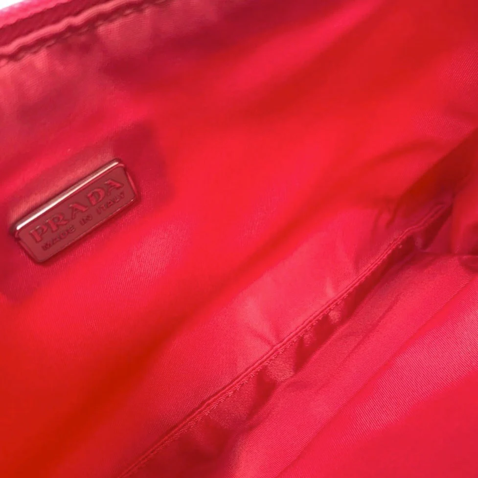 Prada Pink Nylon Shoulder Bag - Image 3