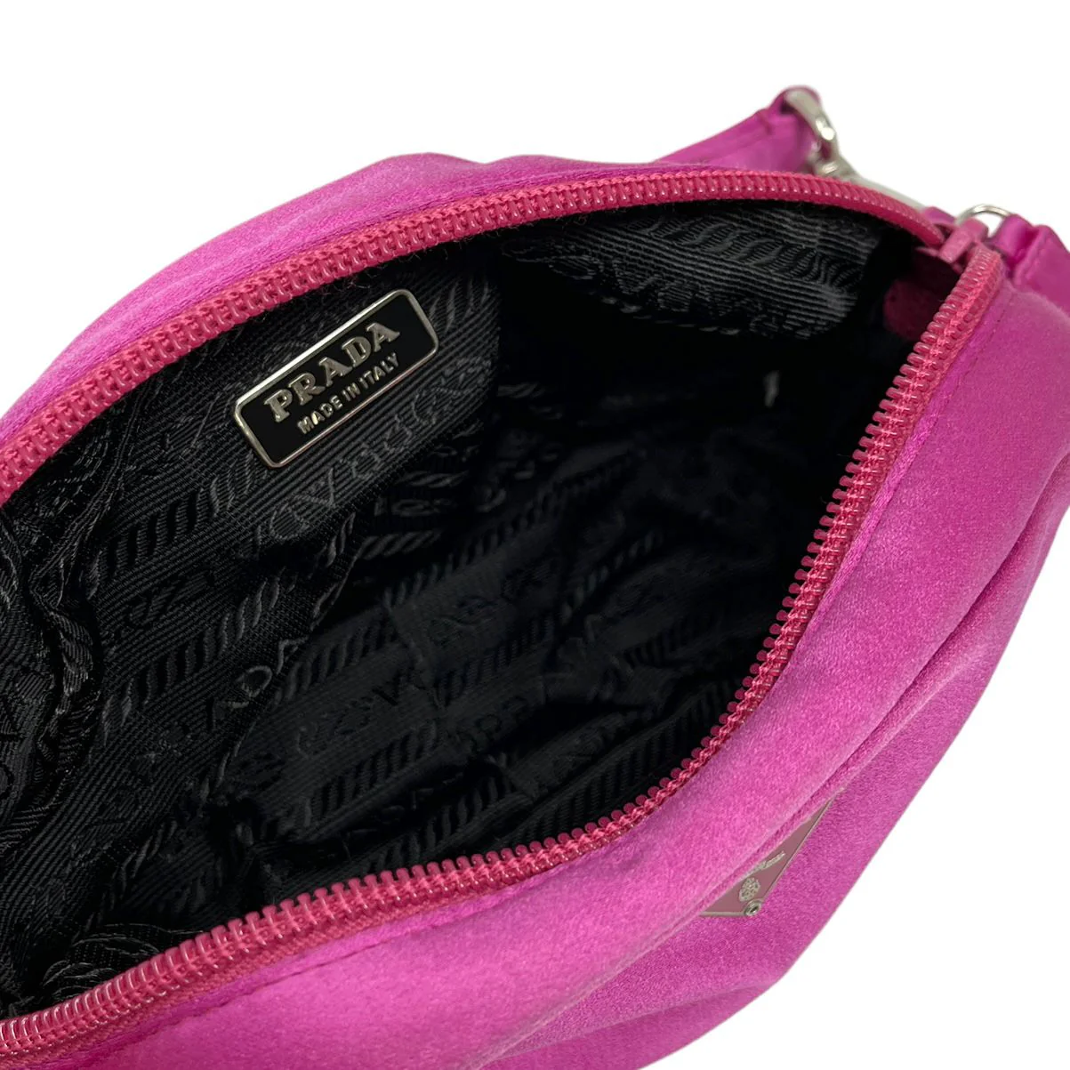Prada Pink Satin Mini Top Handle - Image 2