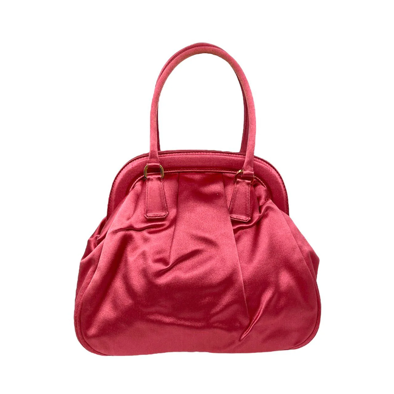 Prada Pink Satin Mini Top Handle - Image 2
