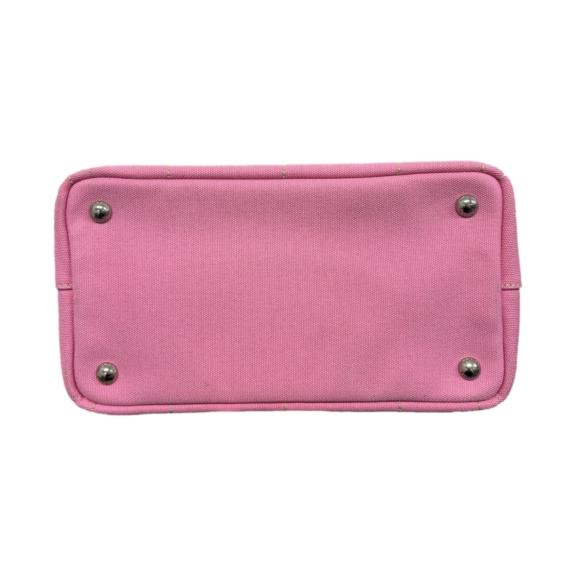 Prada Pink Sequin 2way Canapa Bag - Image 5