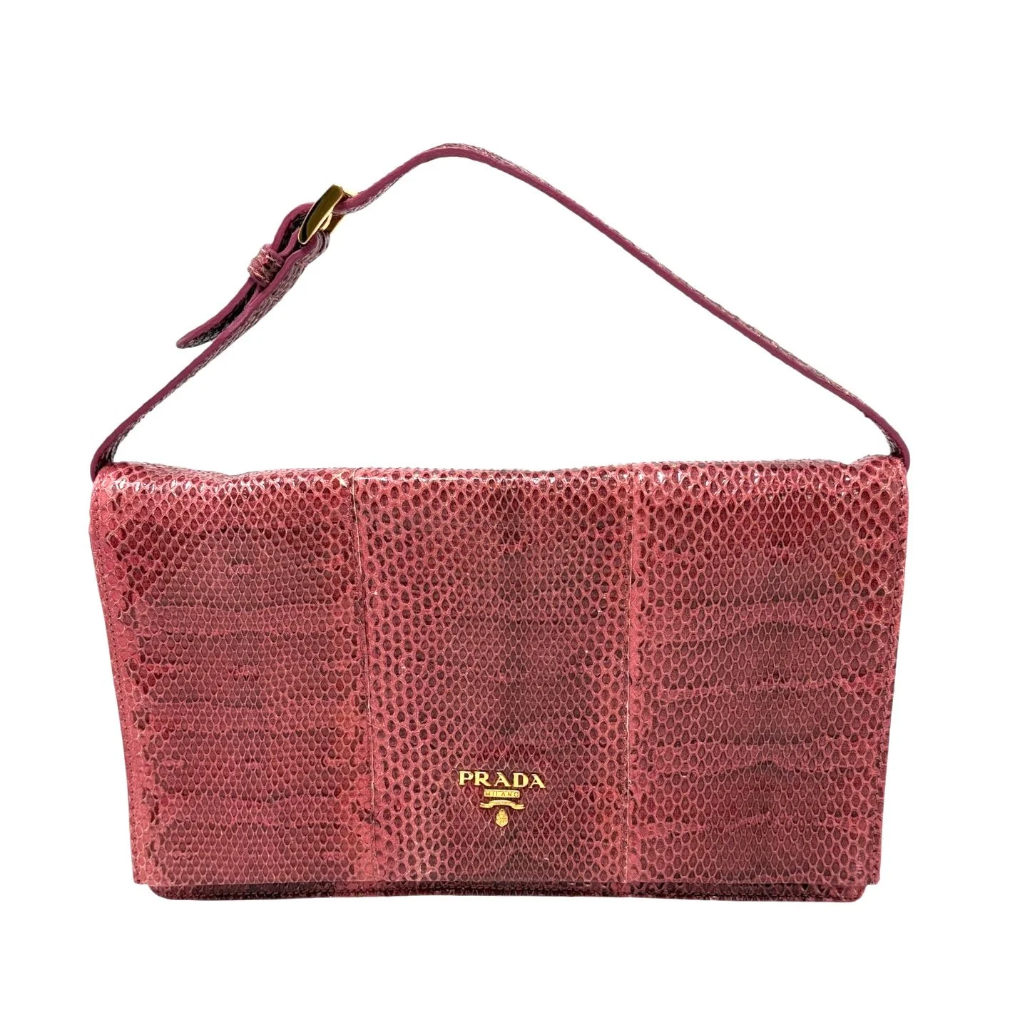 Prada Pink Snakeskin Mini Bag