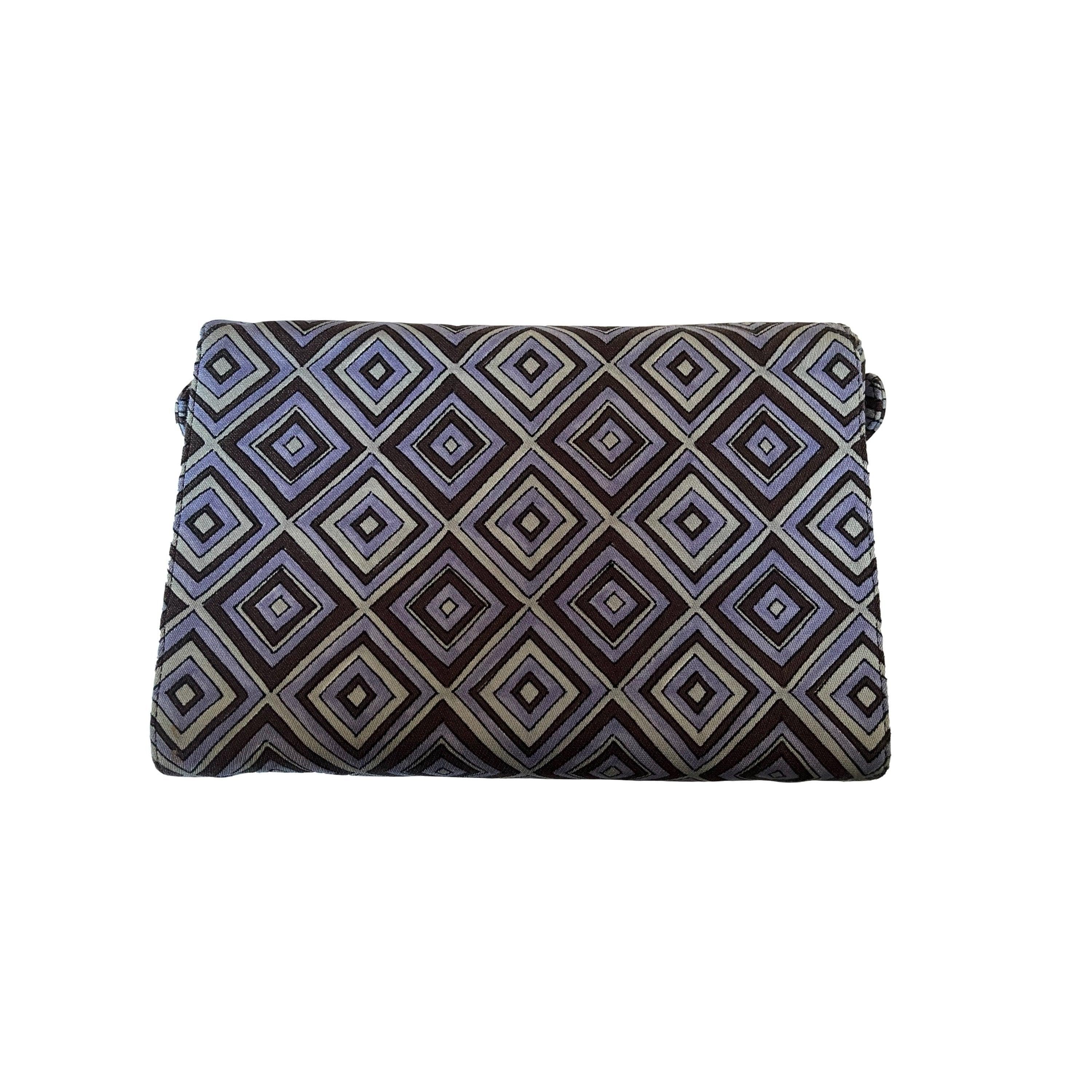 Prada Purple Geo Shoulder Bag - Image 2