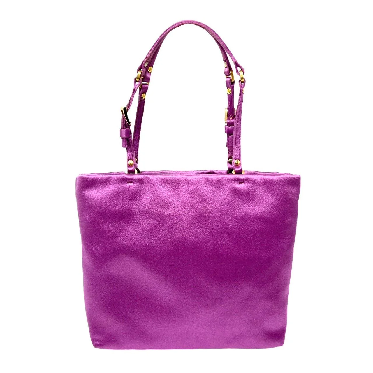 Prada Fuchsia Satin Mini Bag - Image 2