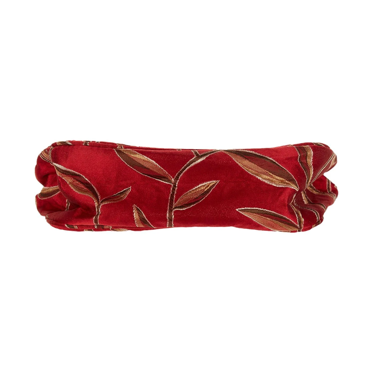 Prada Red Floral Print Kiss Lock Bag - Image 3