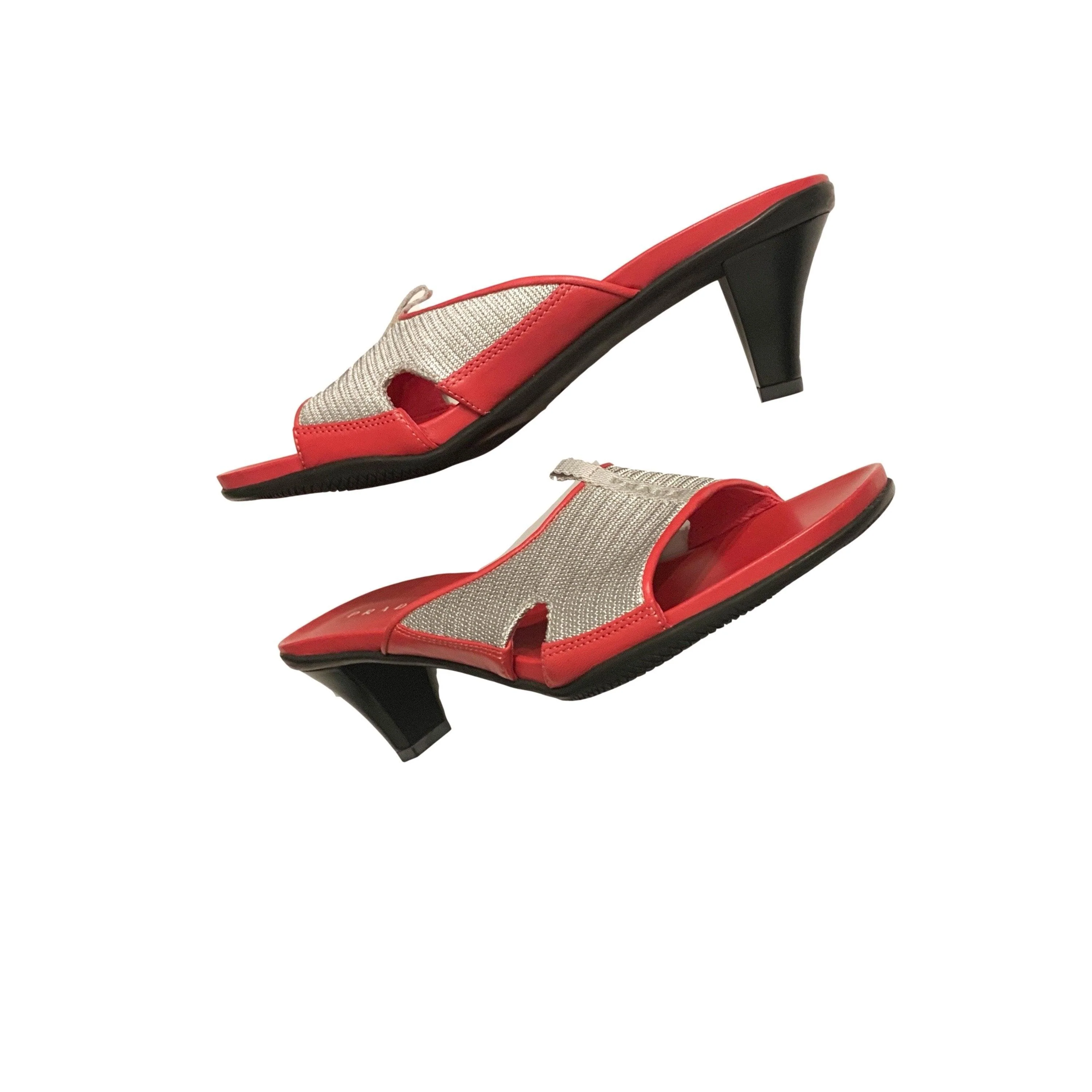 Prada Sport Pink Mesh Logo Kitten Heels - Image 2