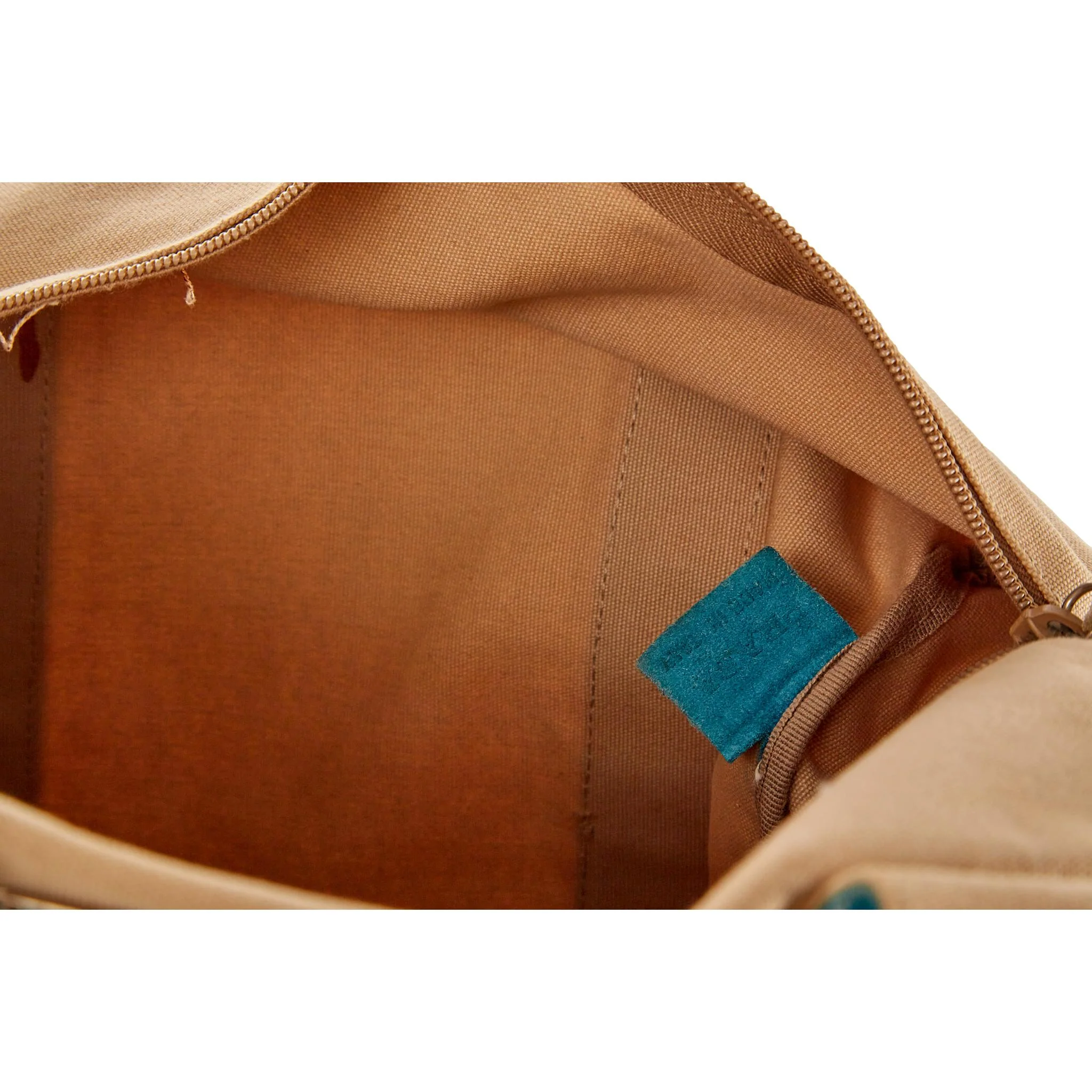 Prada Tan Canvas Shoulder Bag - Image 4