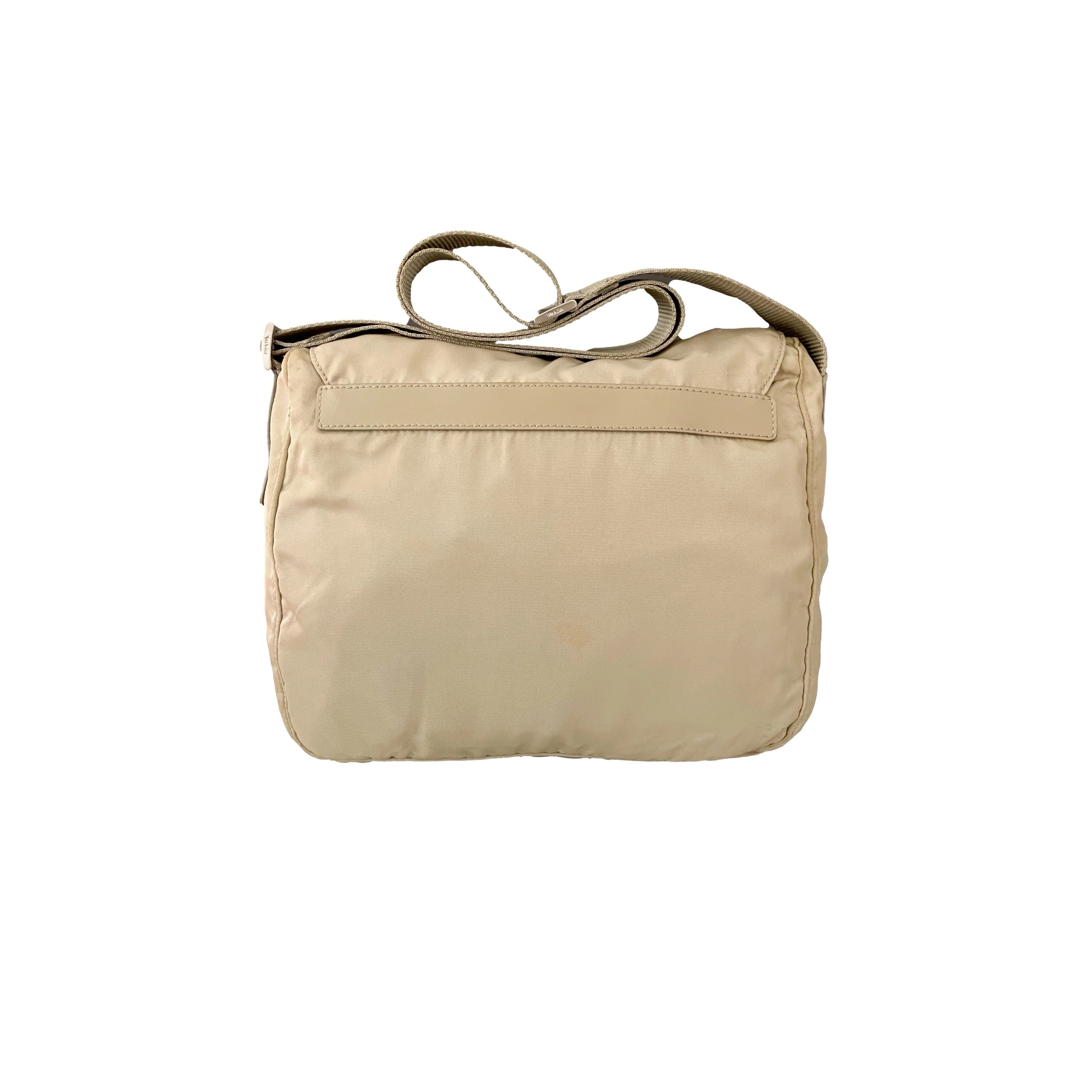 Prada Tan Logo Nylon Crossbody - Image 2