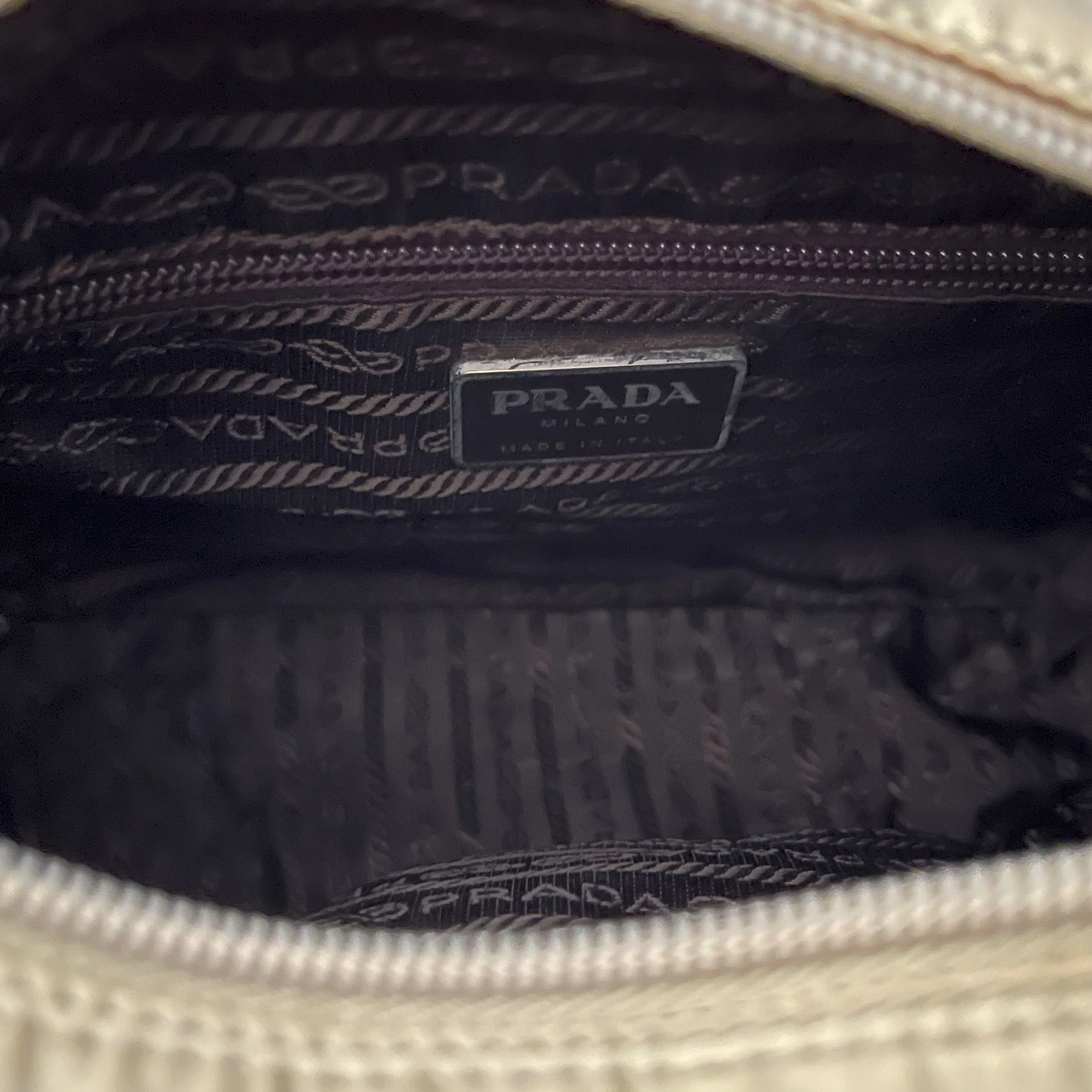 Prada Tan Logo Nylon Crossbody - Image 4