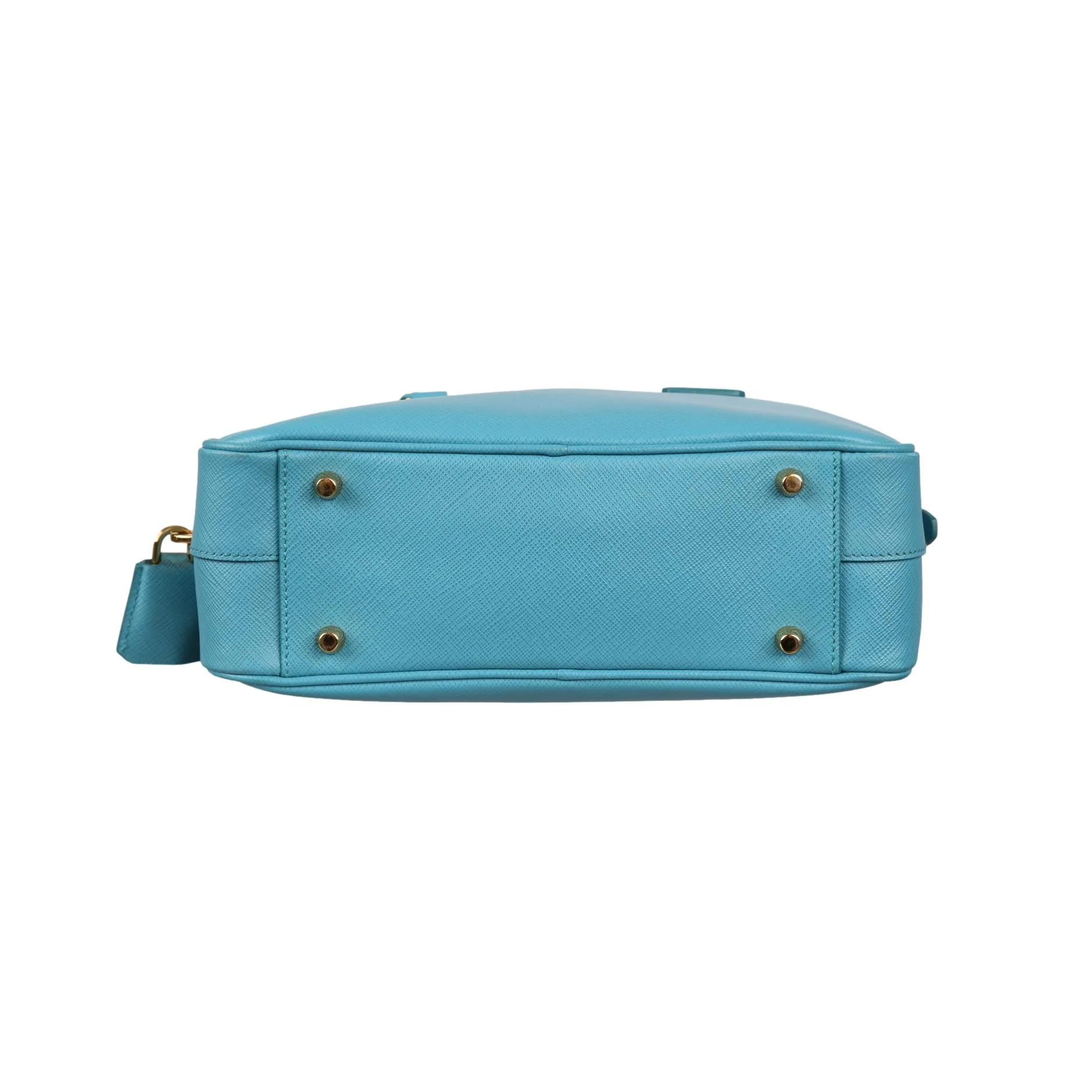 Prada Turquoise 2way Top Handle Bag - Image 4