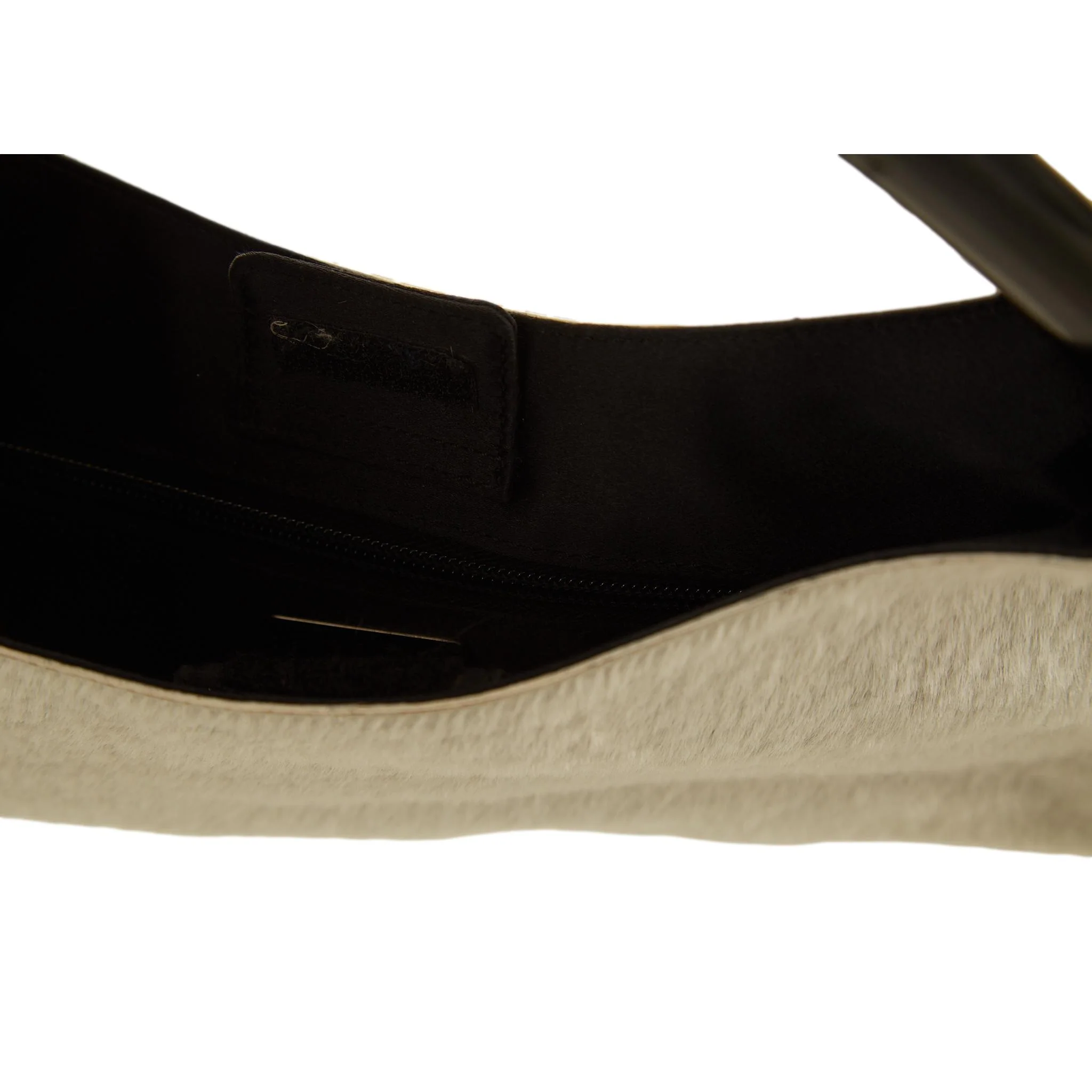 Prada White Calfhair Ring Top Handle Bag - Image 4