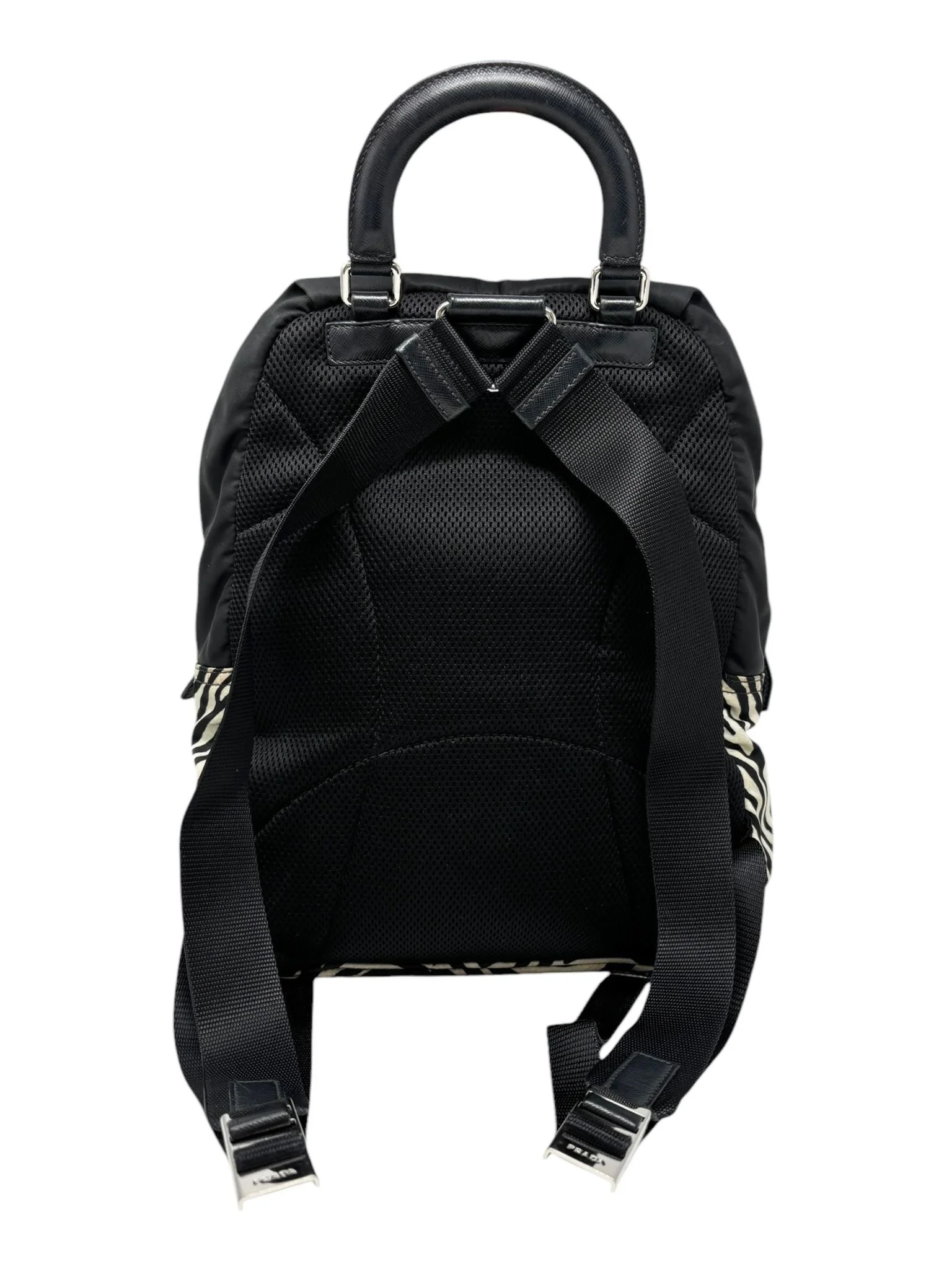 Prada Zebra Nylon Backpack - Image 2