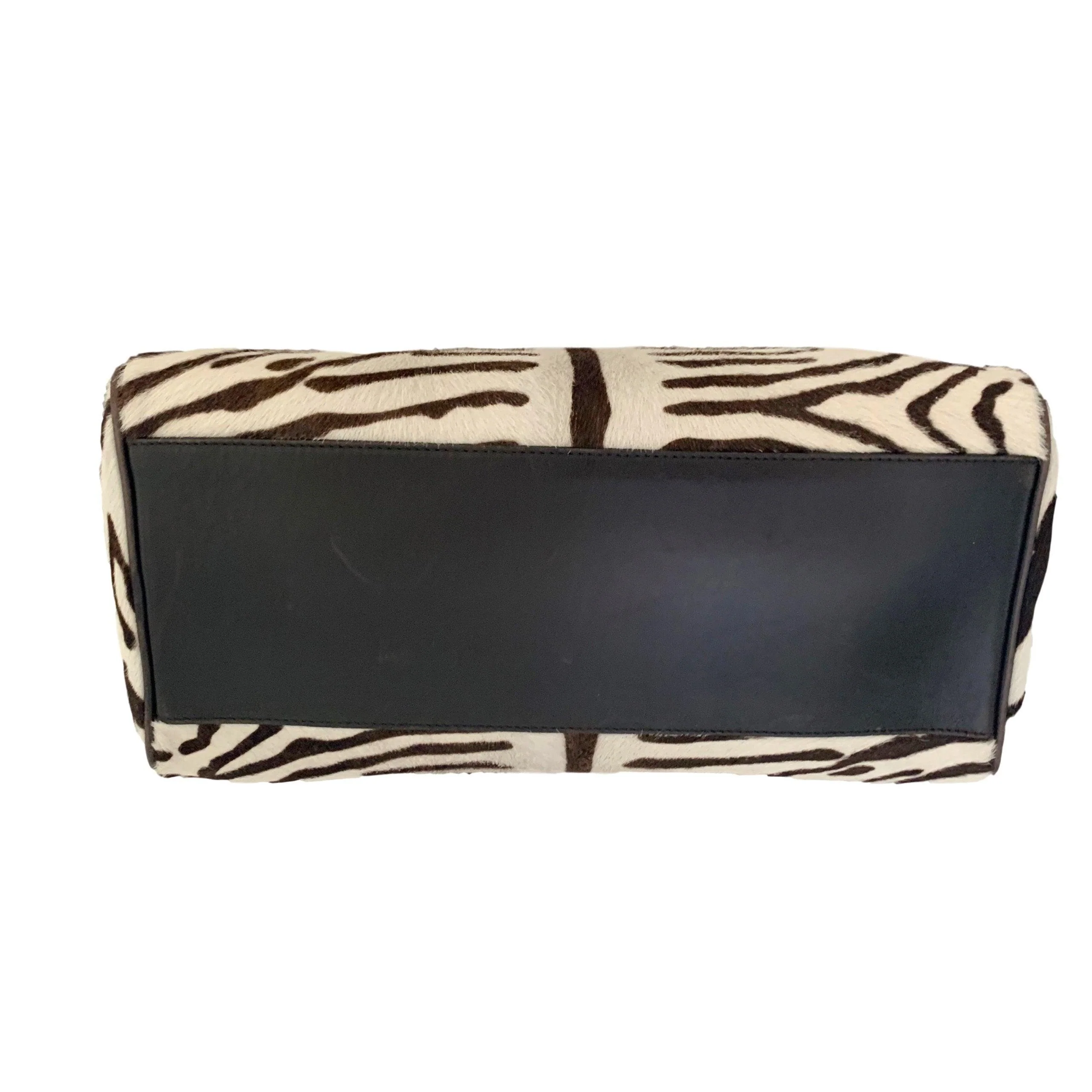 Prada Zebra Logo Bowler Bag - Image 6