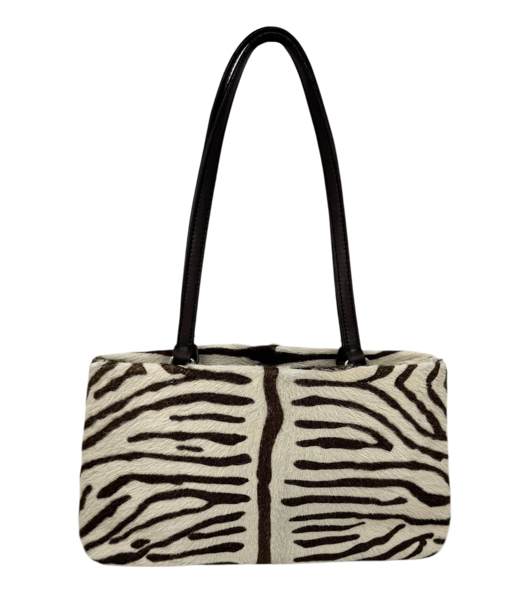 Prada Zebra Logo Shoulder Bag - Image 2