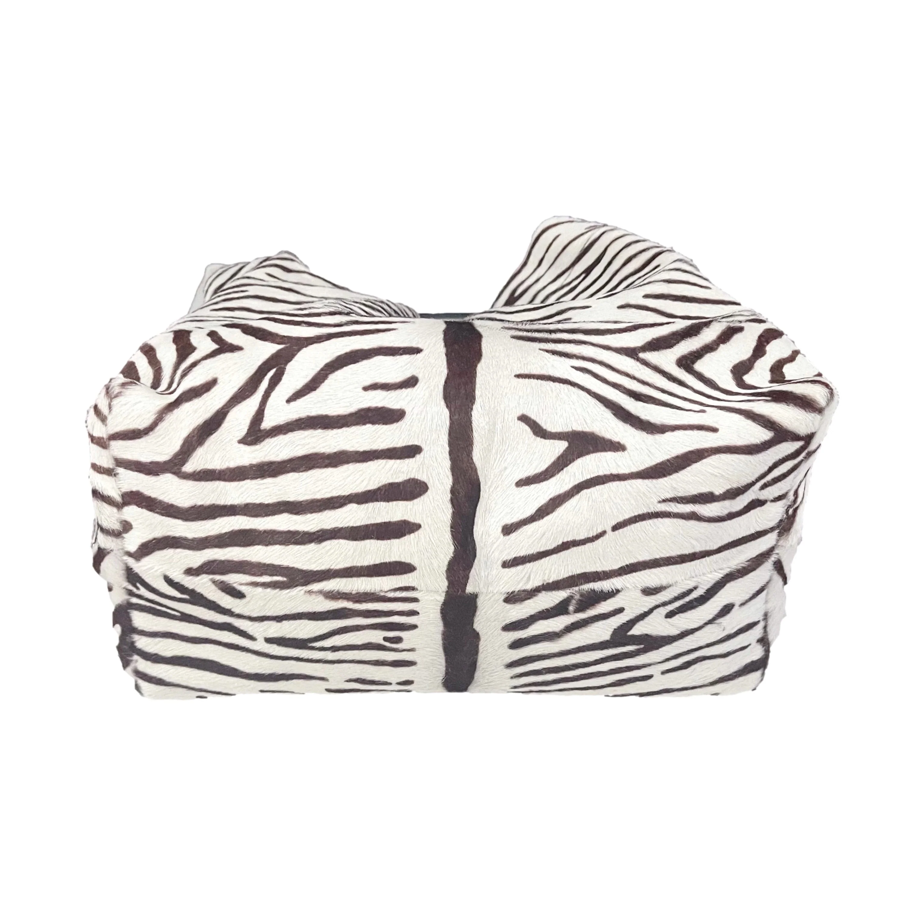 Prada Zebra Metal Handle Shoulder Bag - Image 3