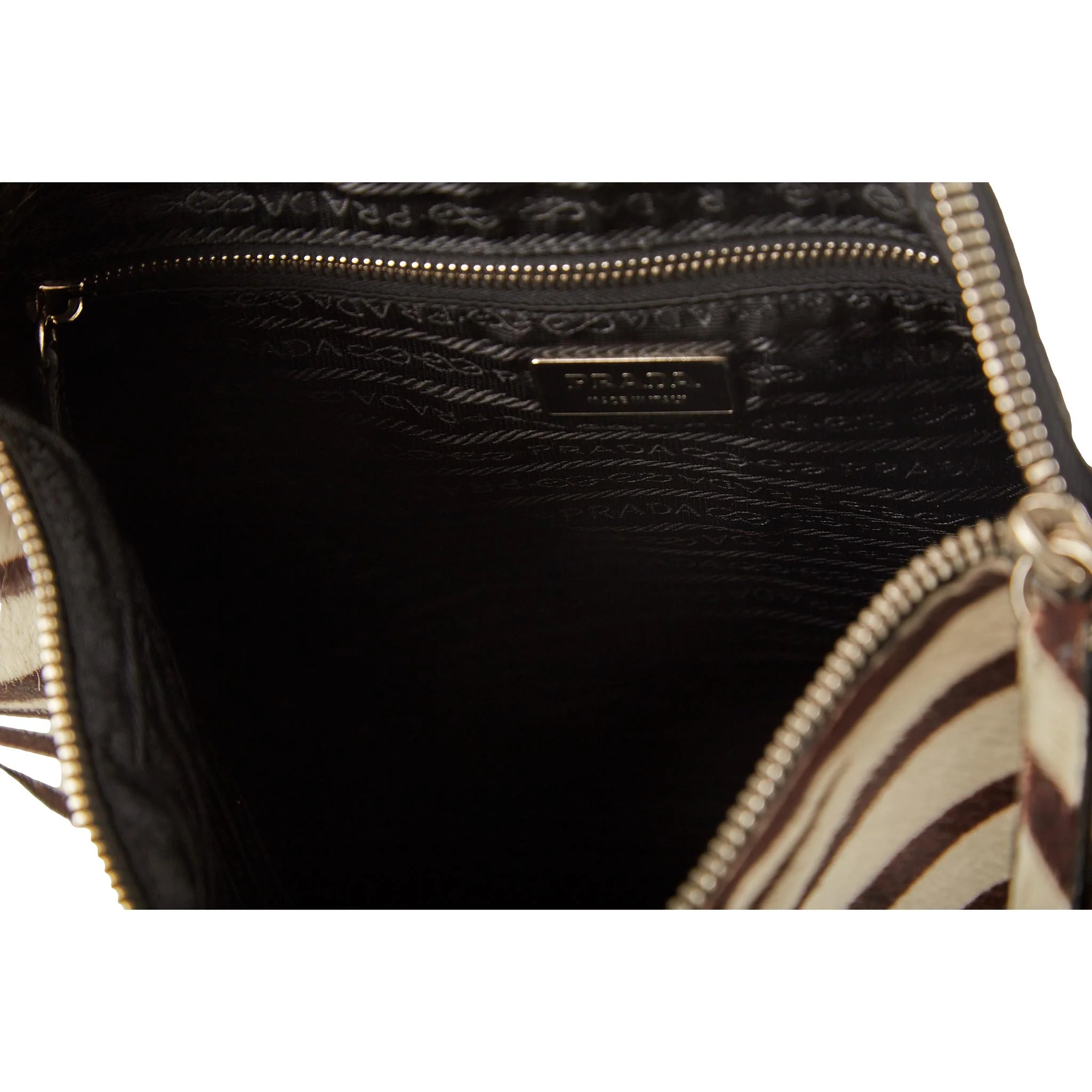 Prada Zebra Print Shoulder Bag - Image 4
