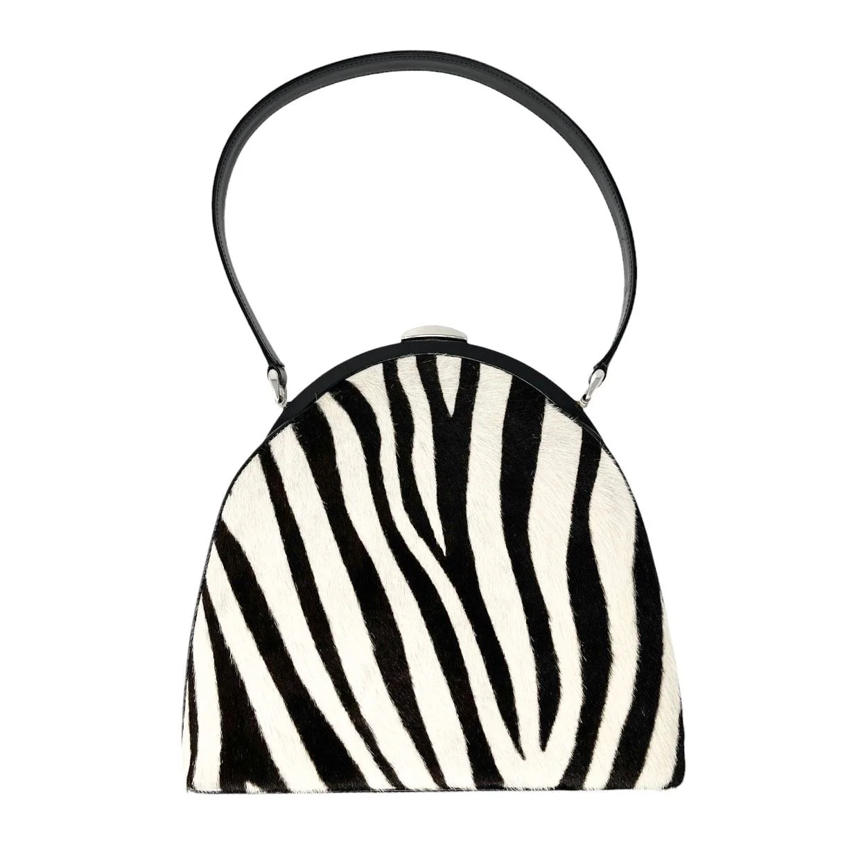 Gucci Zebra Print Top Handle Bag - Image 3