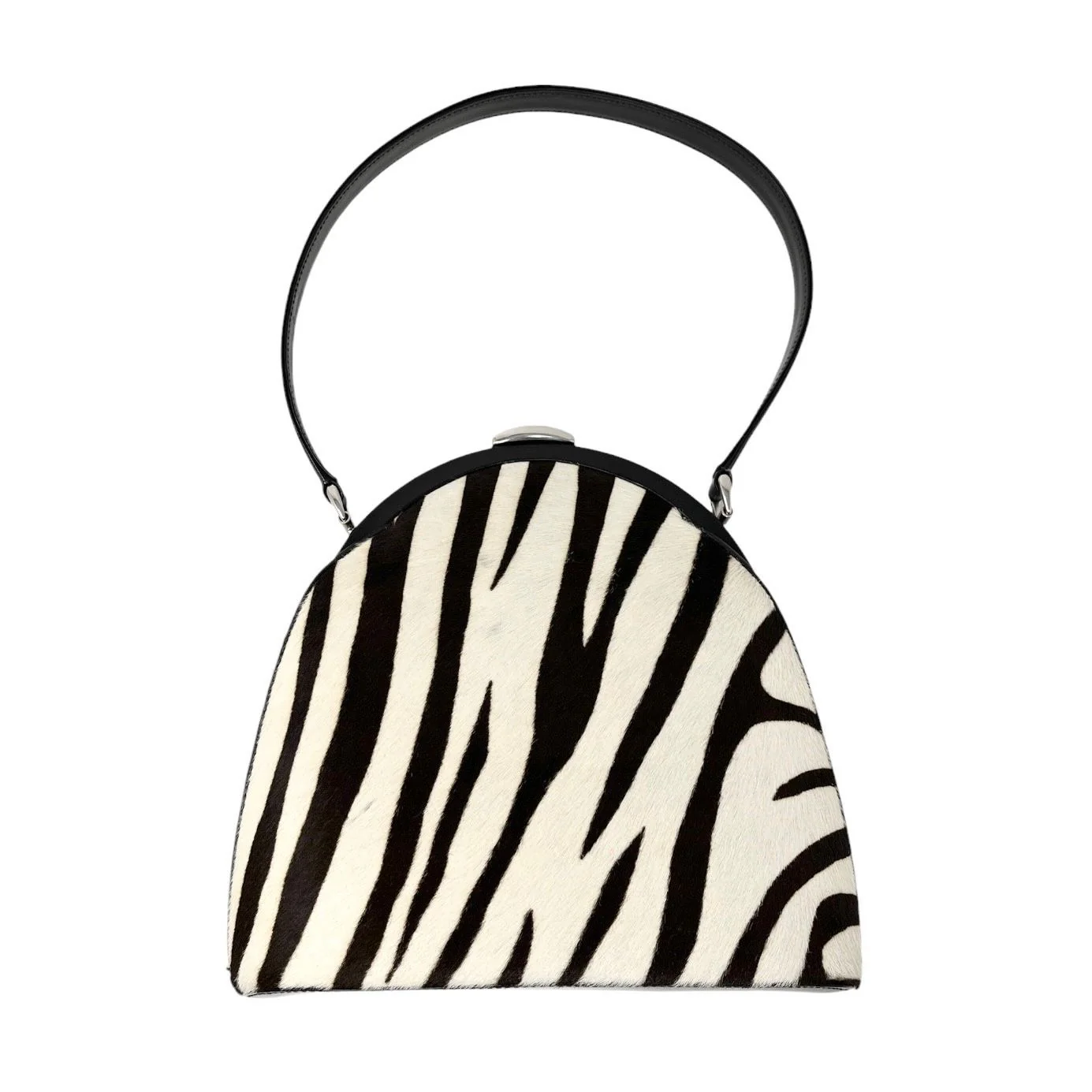 Gucci Zebra Print Top Handle Bag - Image 4