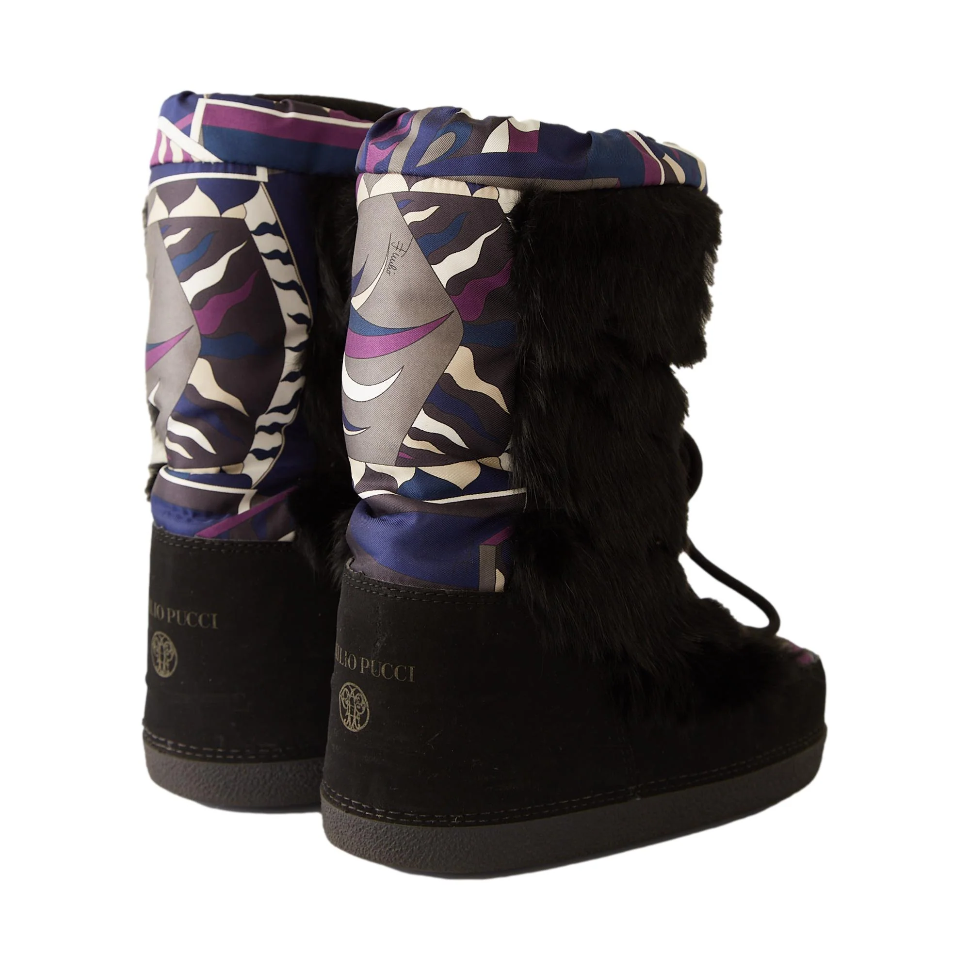 Pucci Black Logo Snow Boots - Image 4
