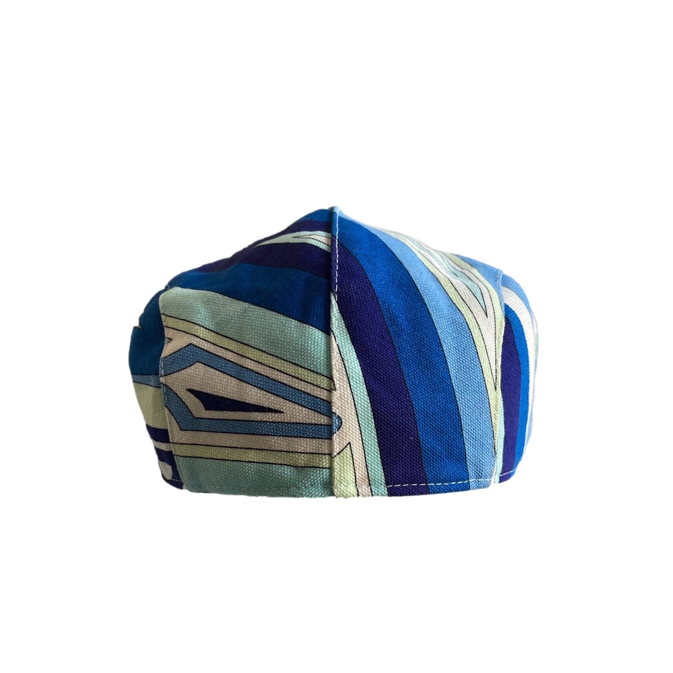 Pucci Blue Print Newsboy Hat - Image 5