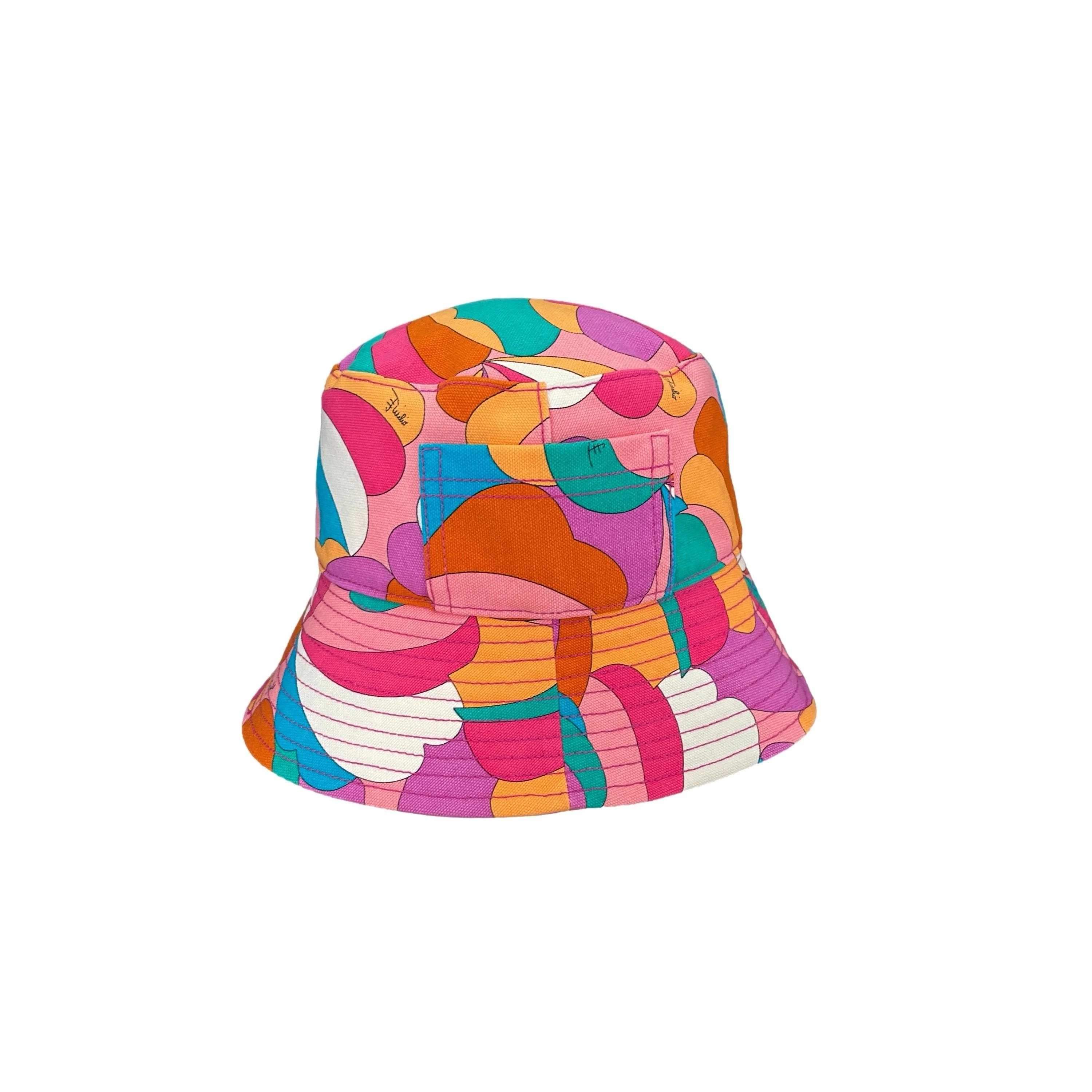 Pucci Hot Pink Print Bucket Hat