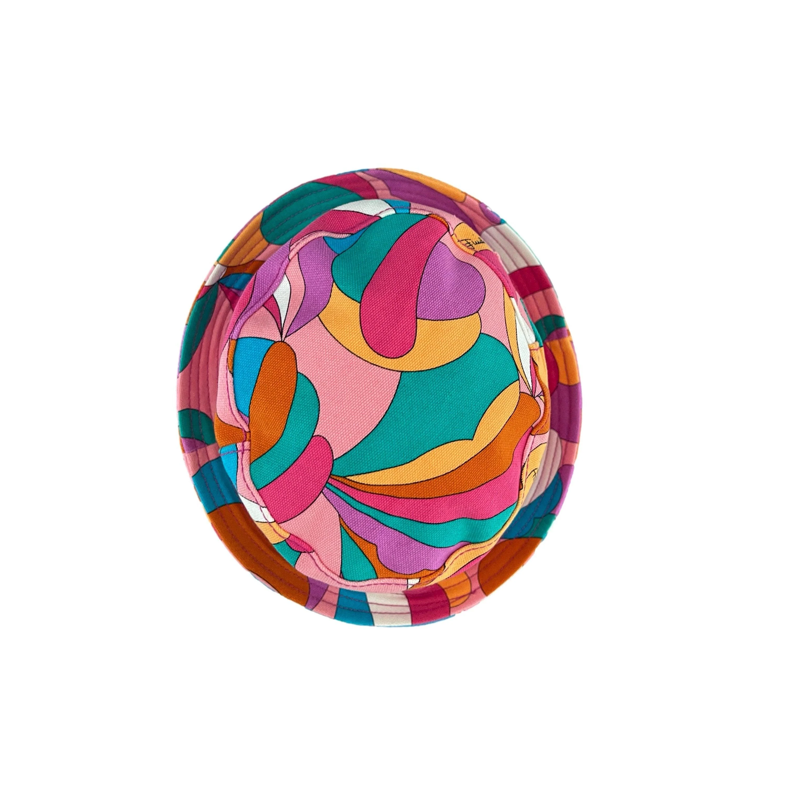 Pucci Hot Pink Print Bucket Hat - Image 3