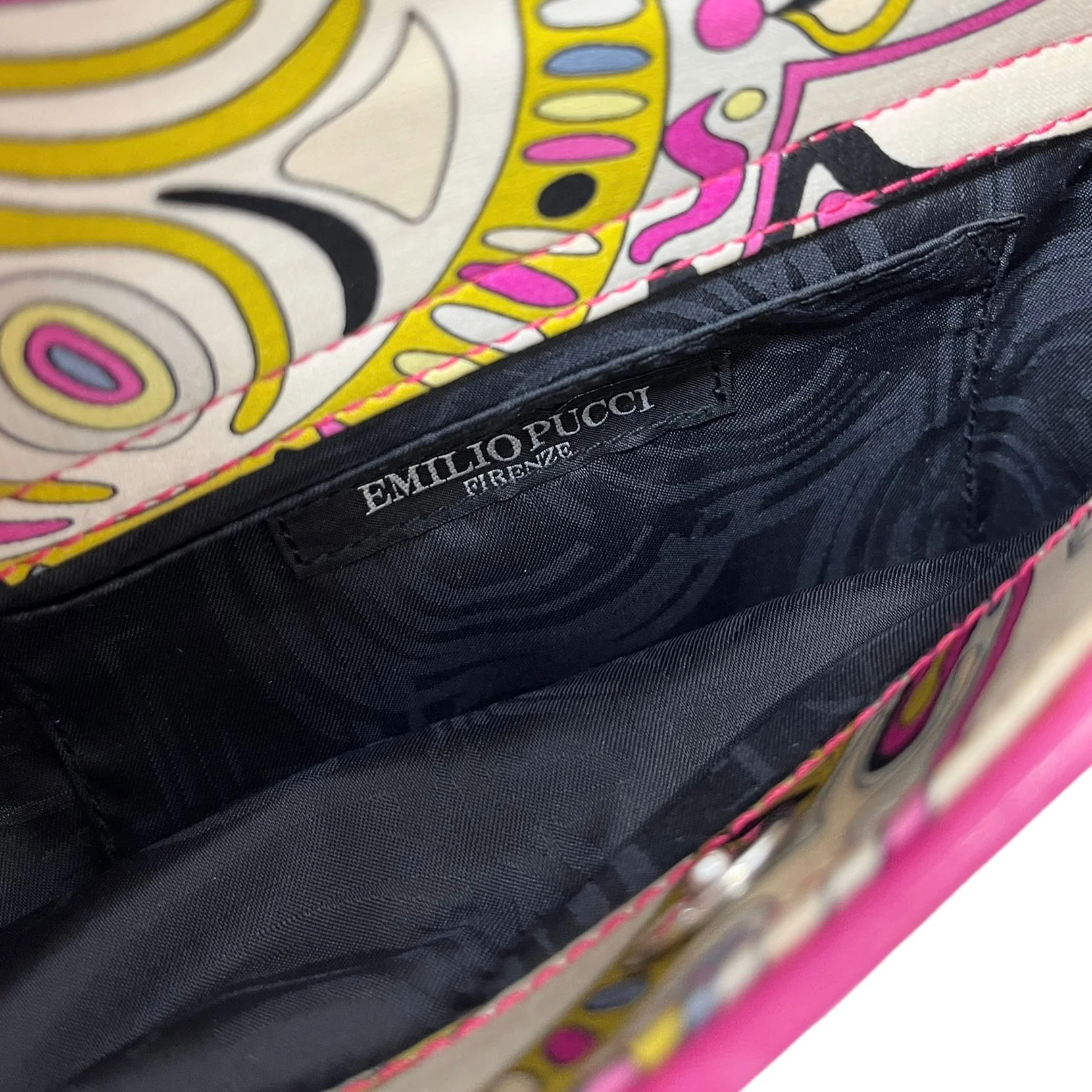 Pucci Multicolor Mini Print Charm Shoulder Bag - Image 3