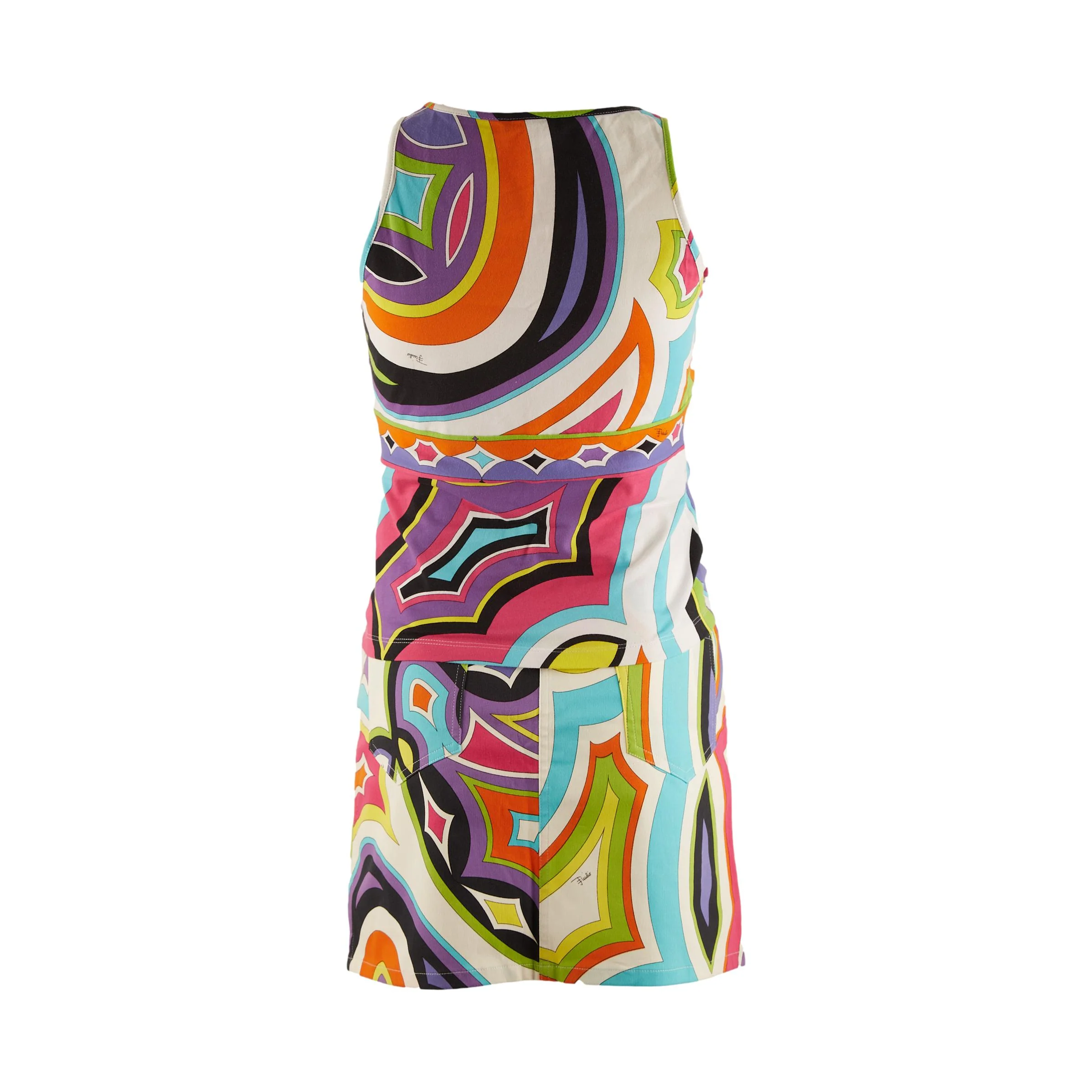 Pucci Multicolor Print Skirt Set - Image 2