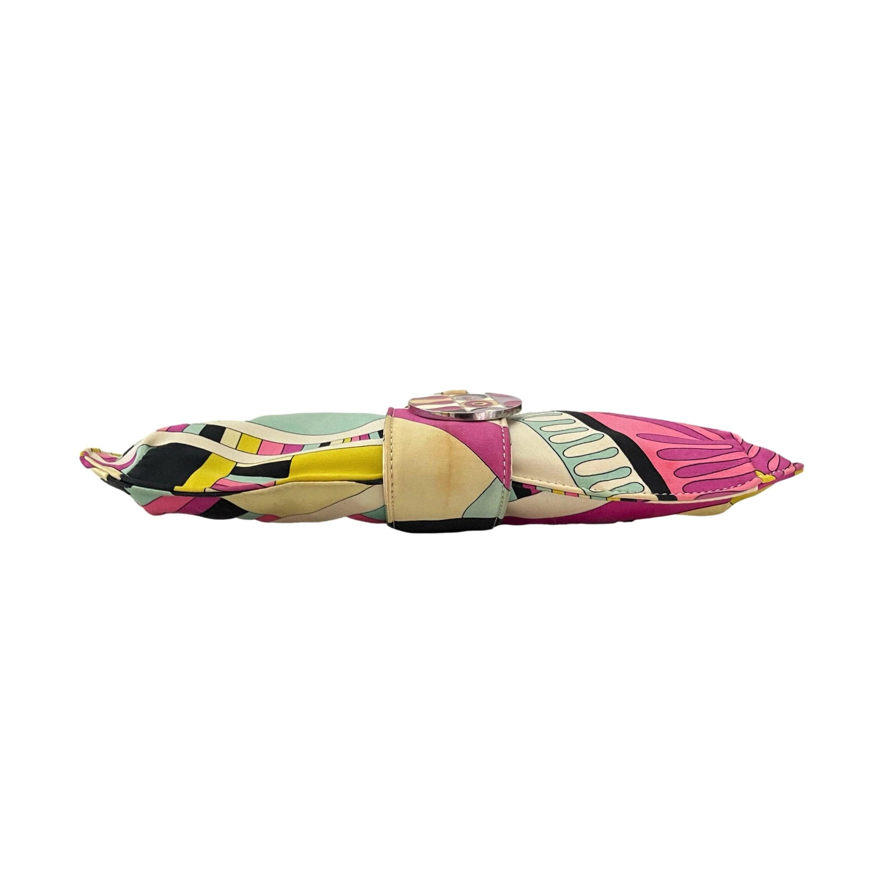 Pucci Multicolor Satin Shoulder Bag - Image 3