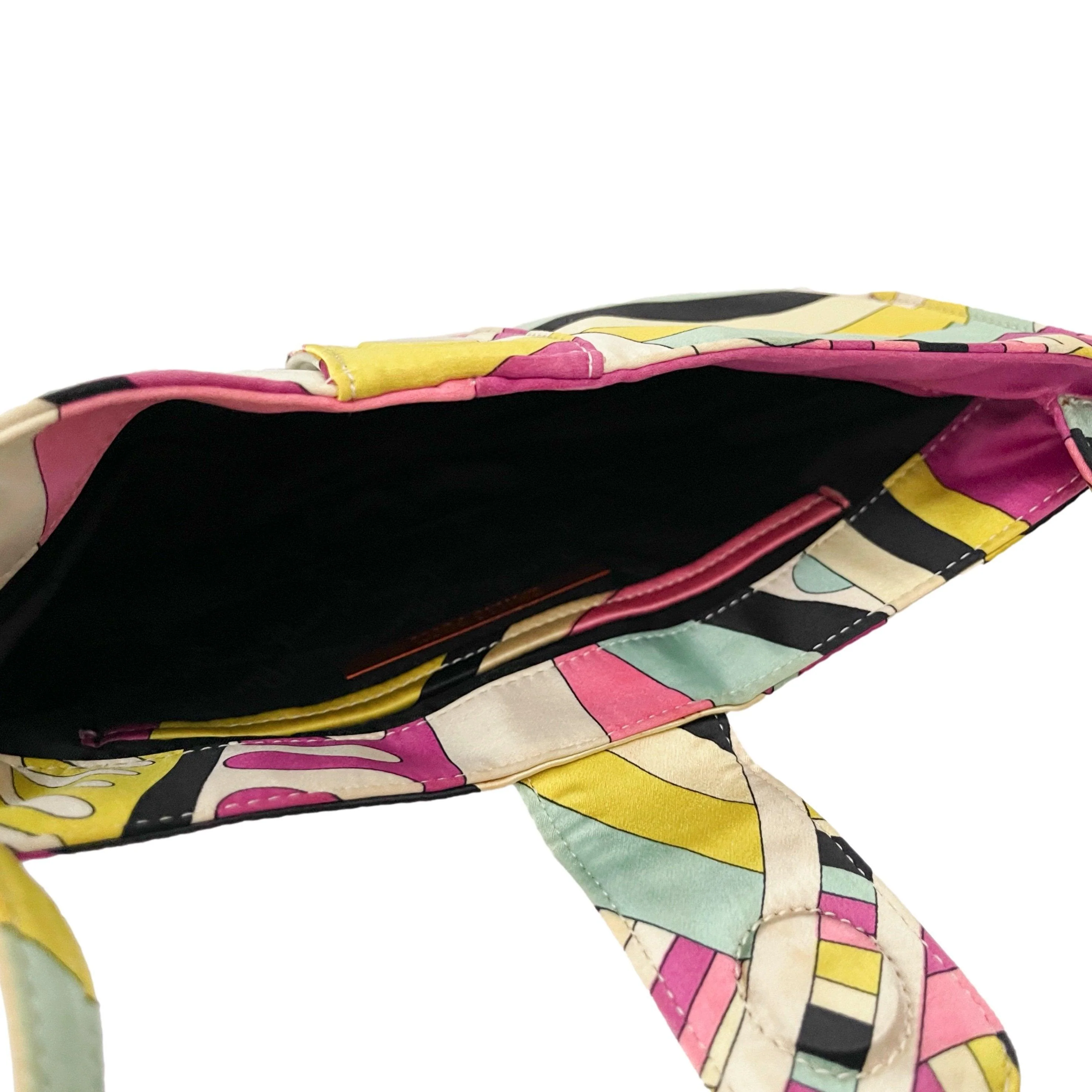 Pucci Multicolor Satin Shoulder Bag - Image 4