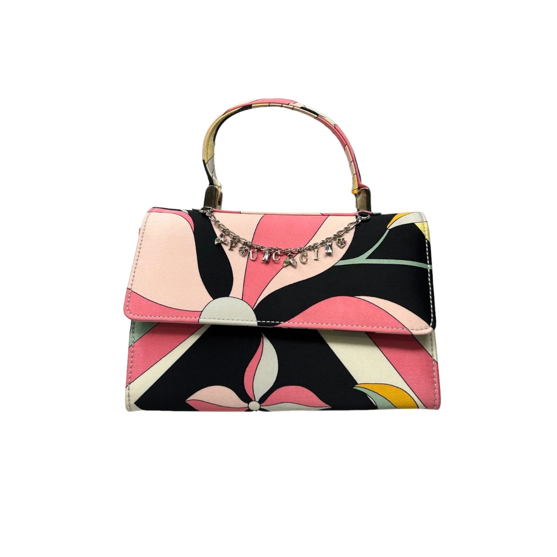 Pucci Pink Charm Mini Top Handle Bag
