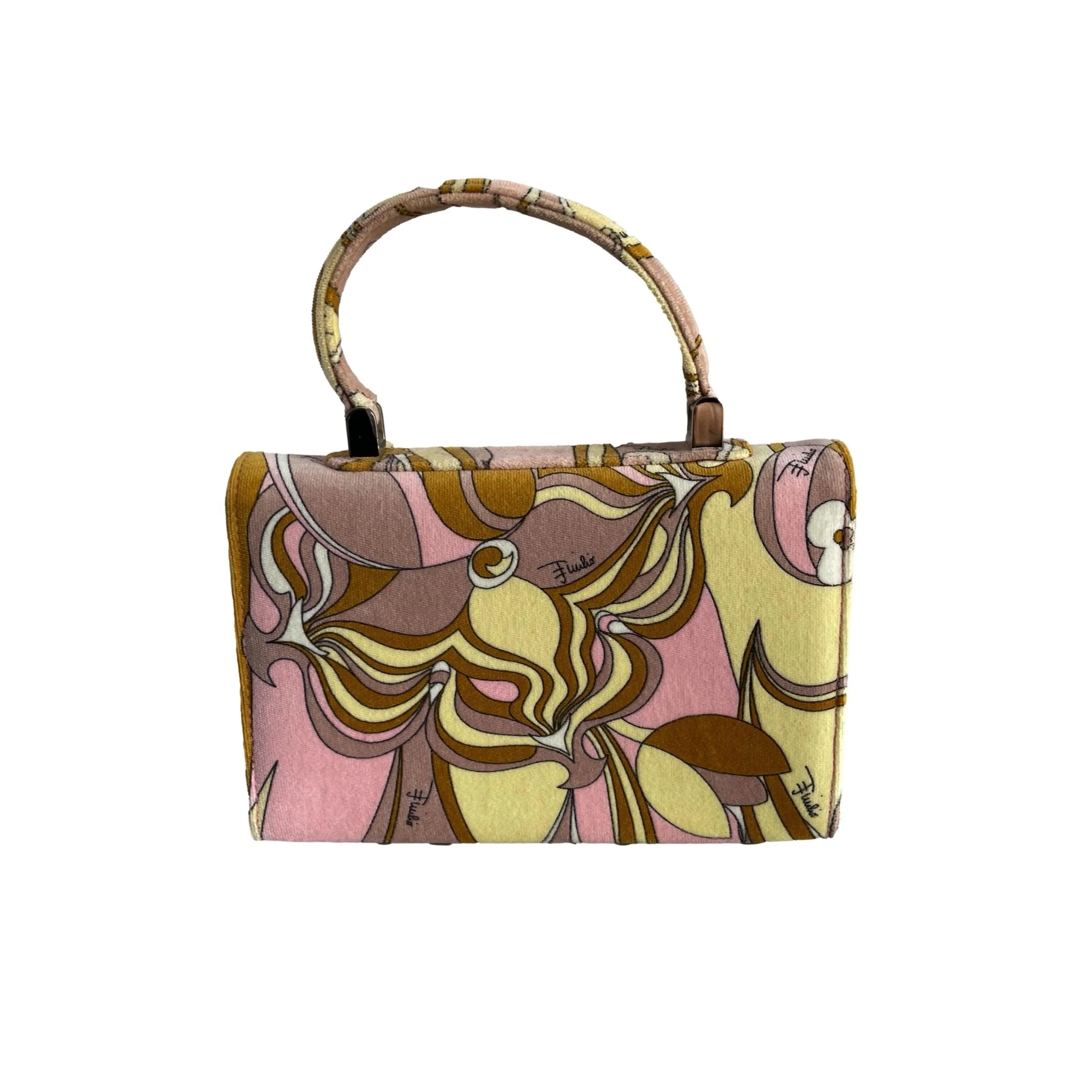 Pucci Pink Print Charm Mini Top Handle - Image 2
