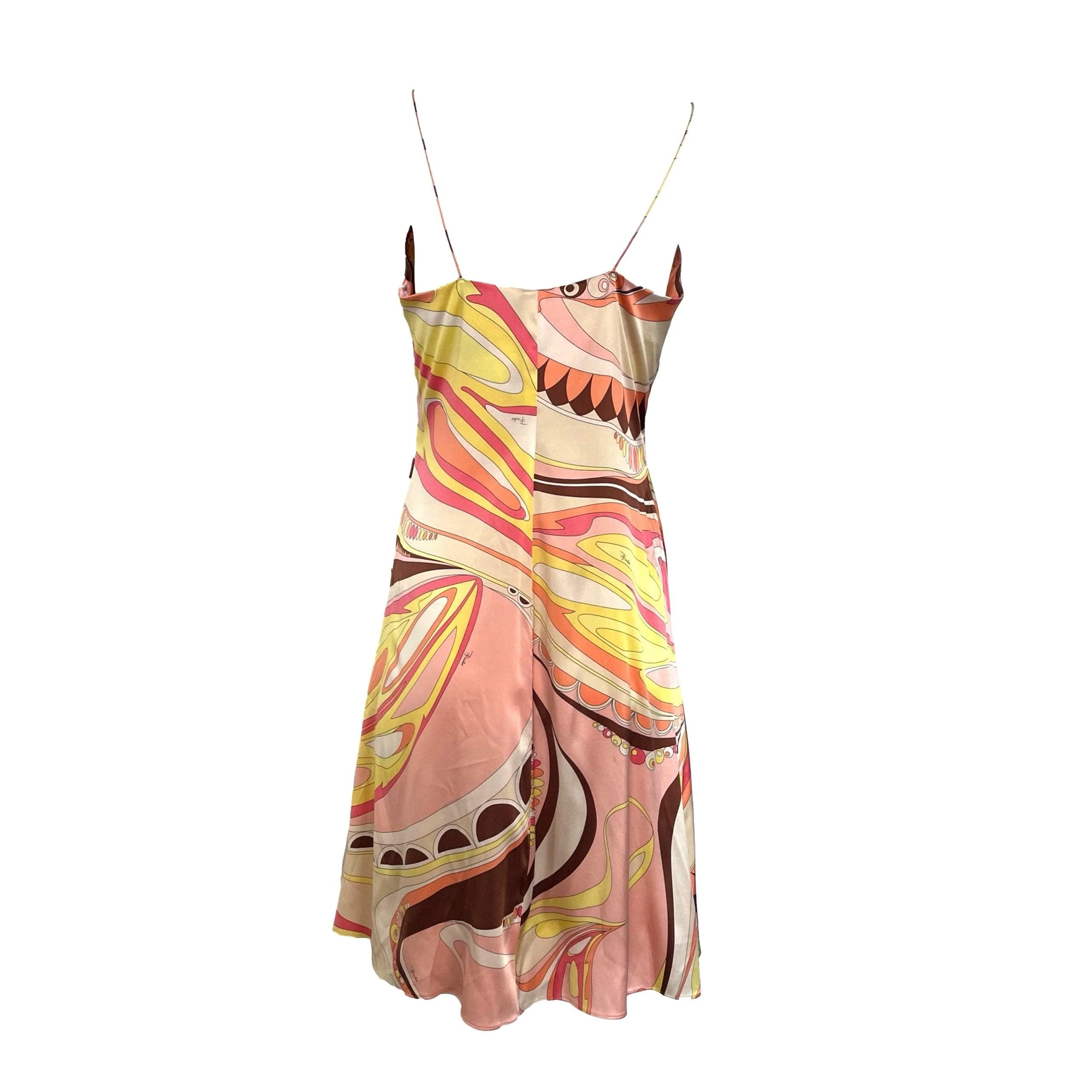 Pucci Pink Silk Slip Dress - Image 2