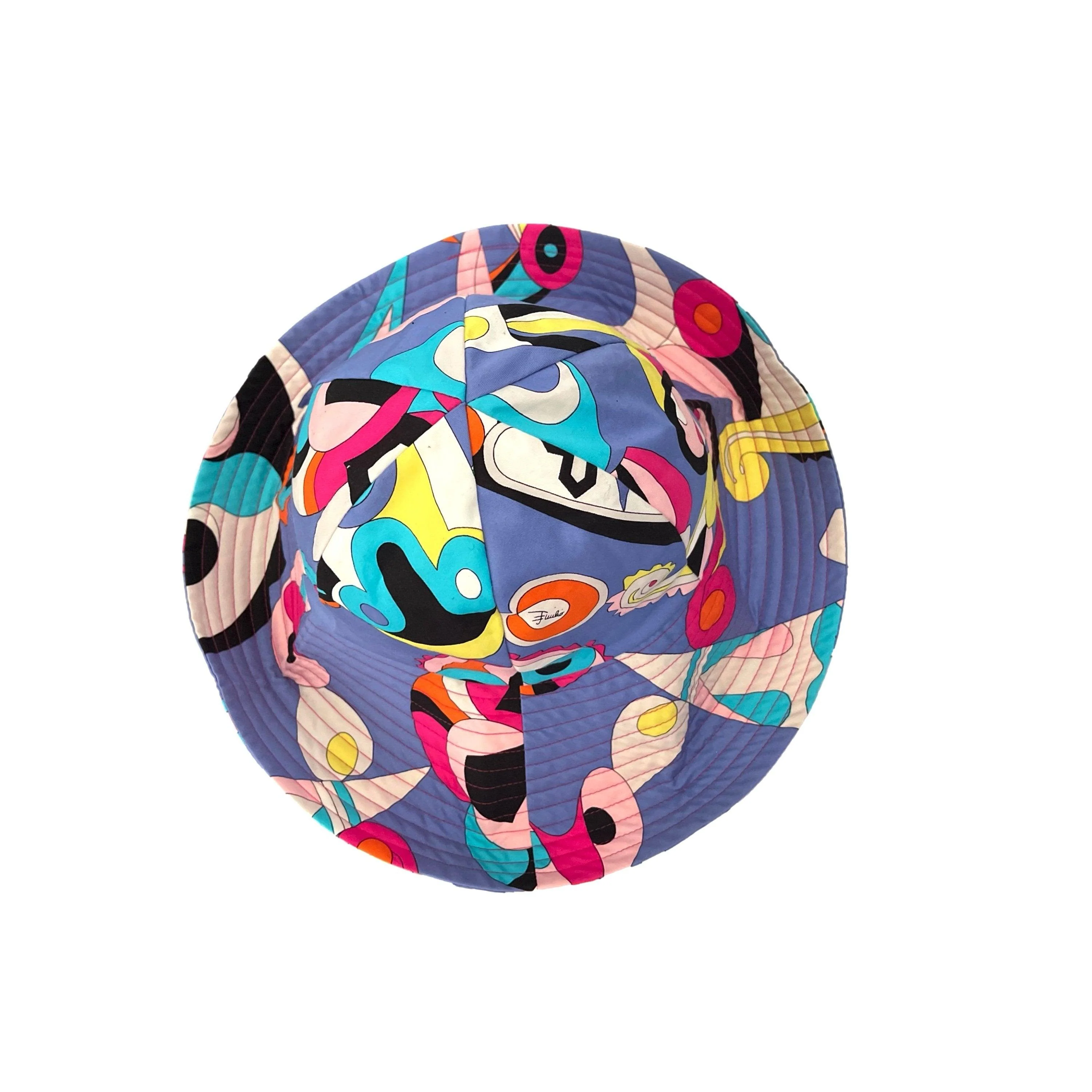 Pucci Purple Print Sun Hat - Image 3