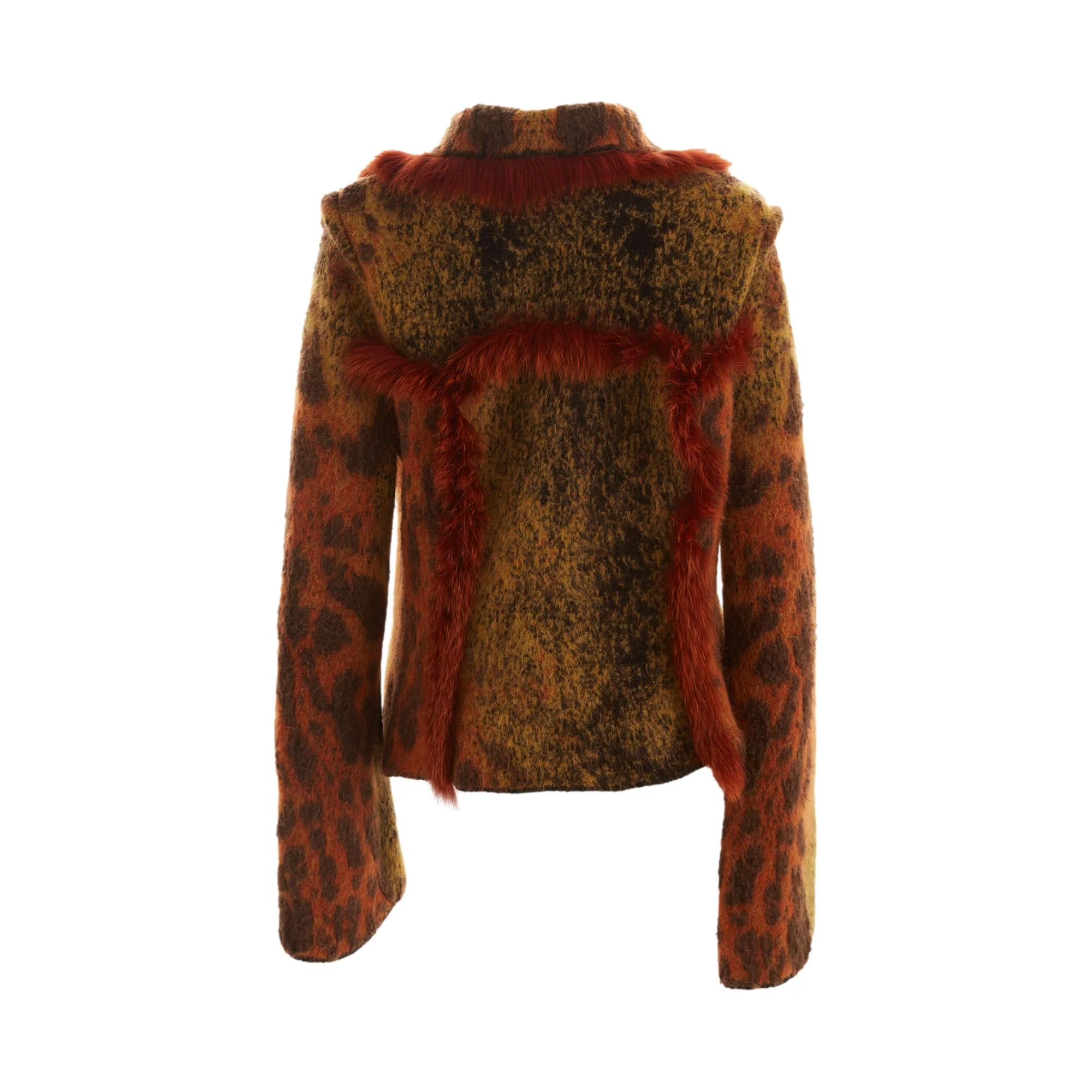 Roberto Cavalli Animal Print Mohair Jacket - Image 2