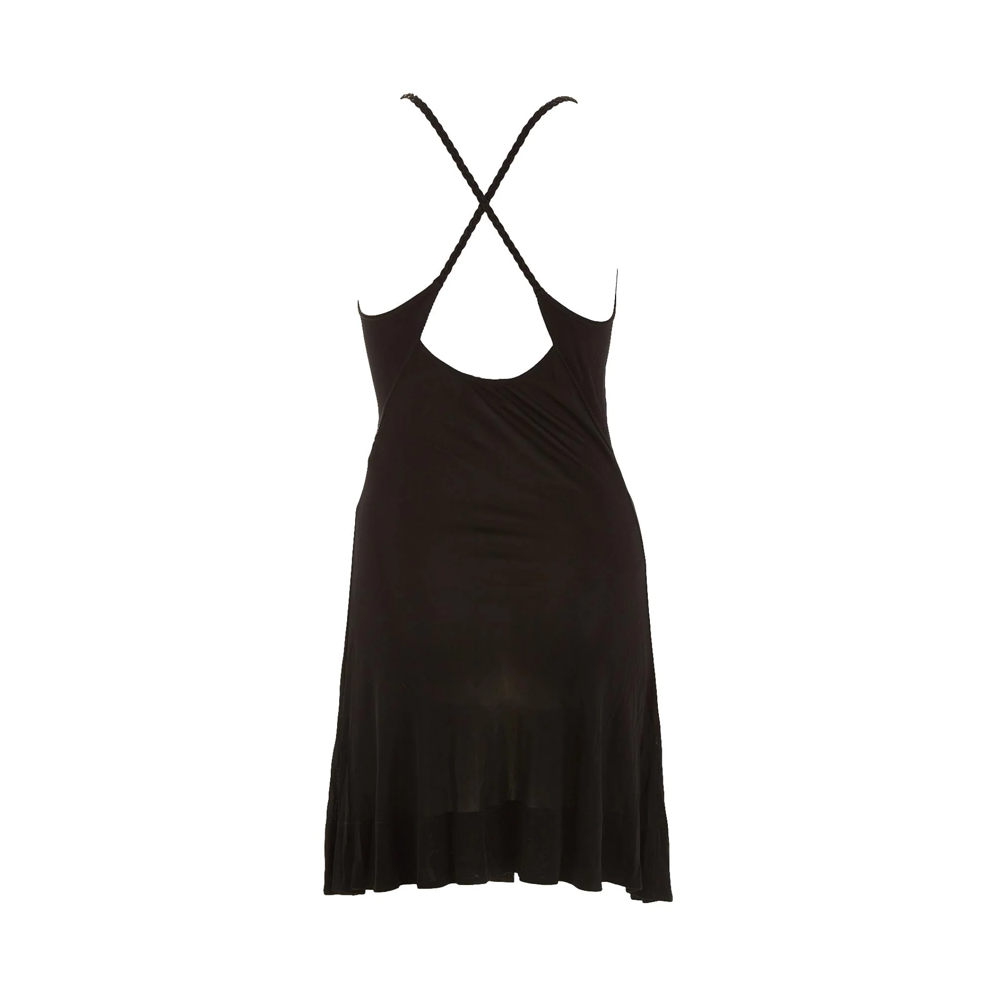Roberto Cavalli Black Pearl + Floral Mini Dress - Image 2