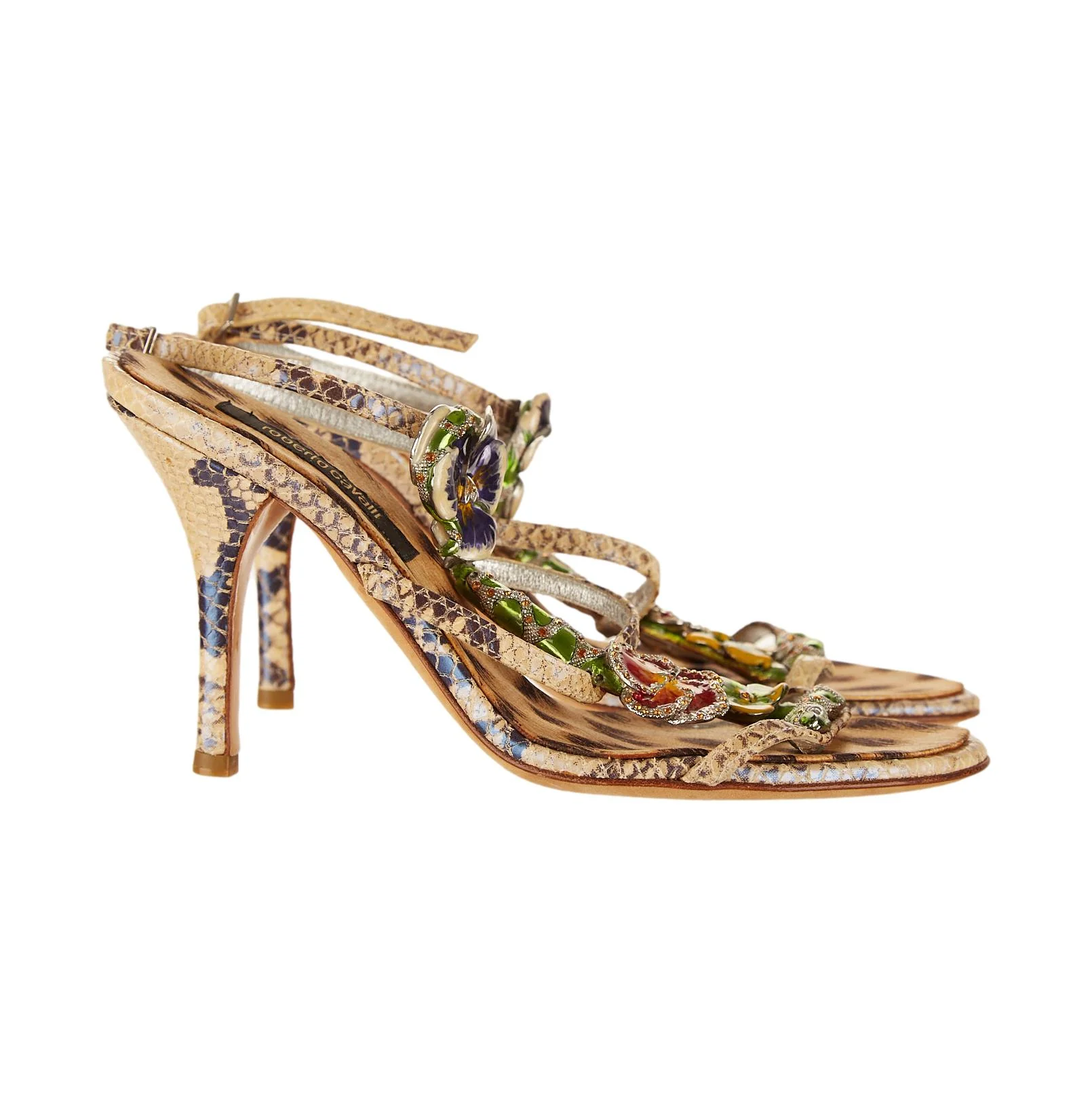 Roberto Cavalli Snake Charm Heels - Image 2
