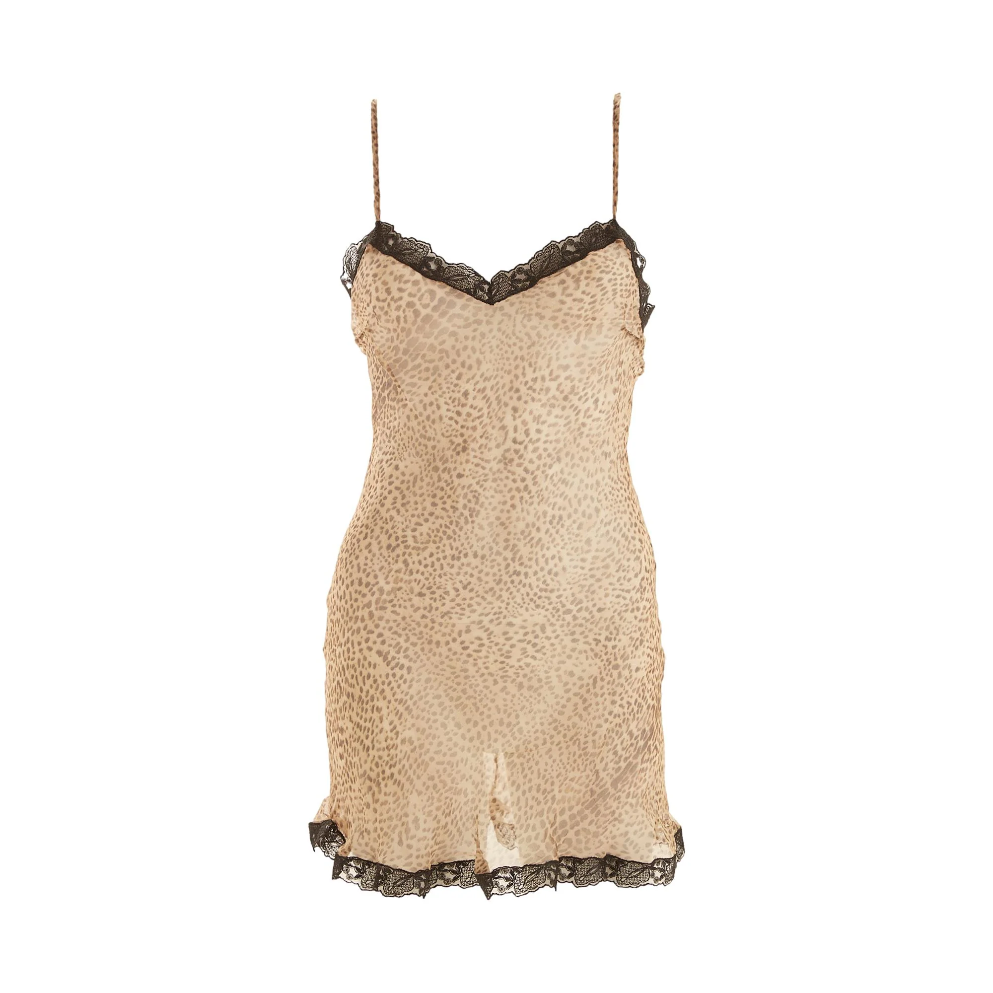 Roberto Cavalli Cheetah Print Sheer Set - Image 2