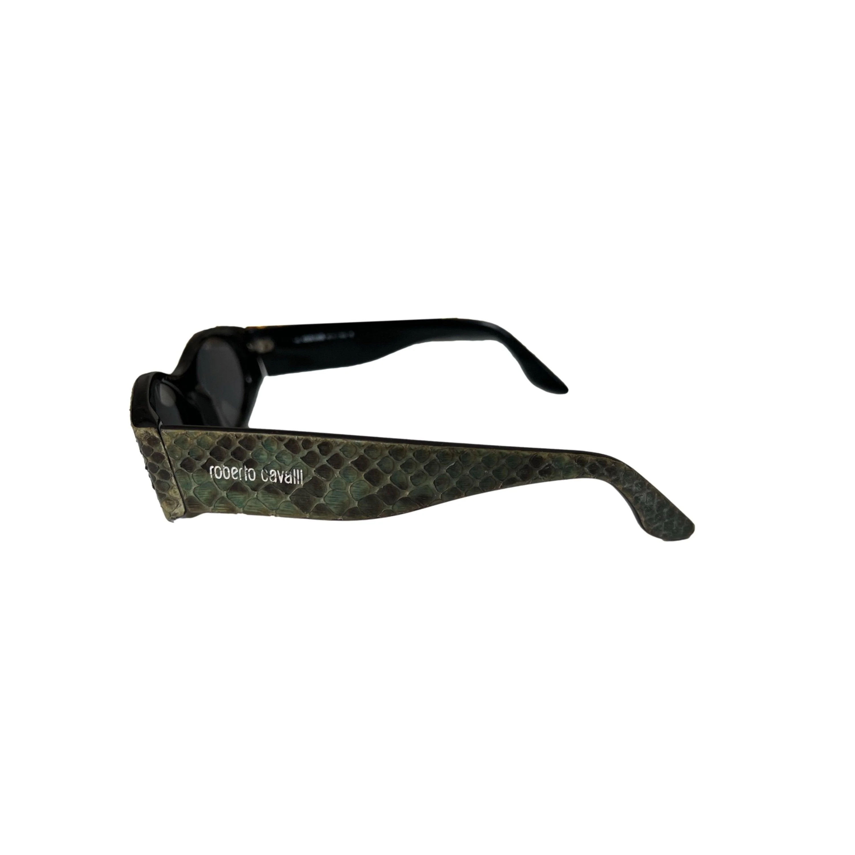 Roberto Cavalli Dark Green Sunglasses