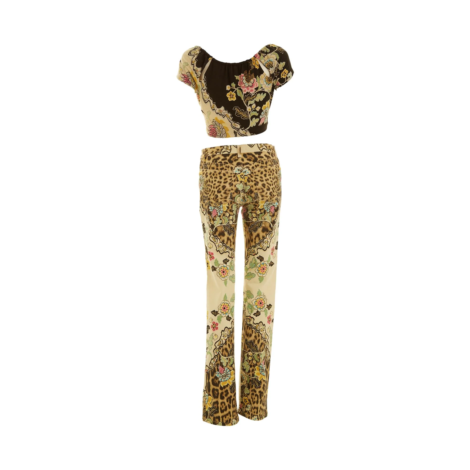 Roberto Cavalli Floral + Cheetah Set - Image 2