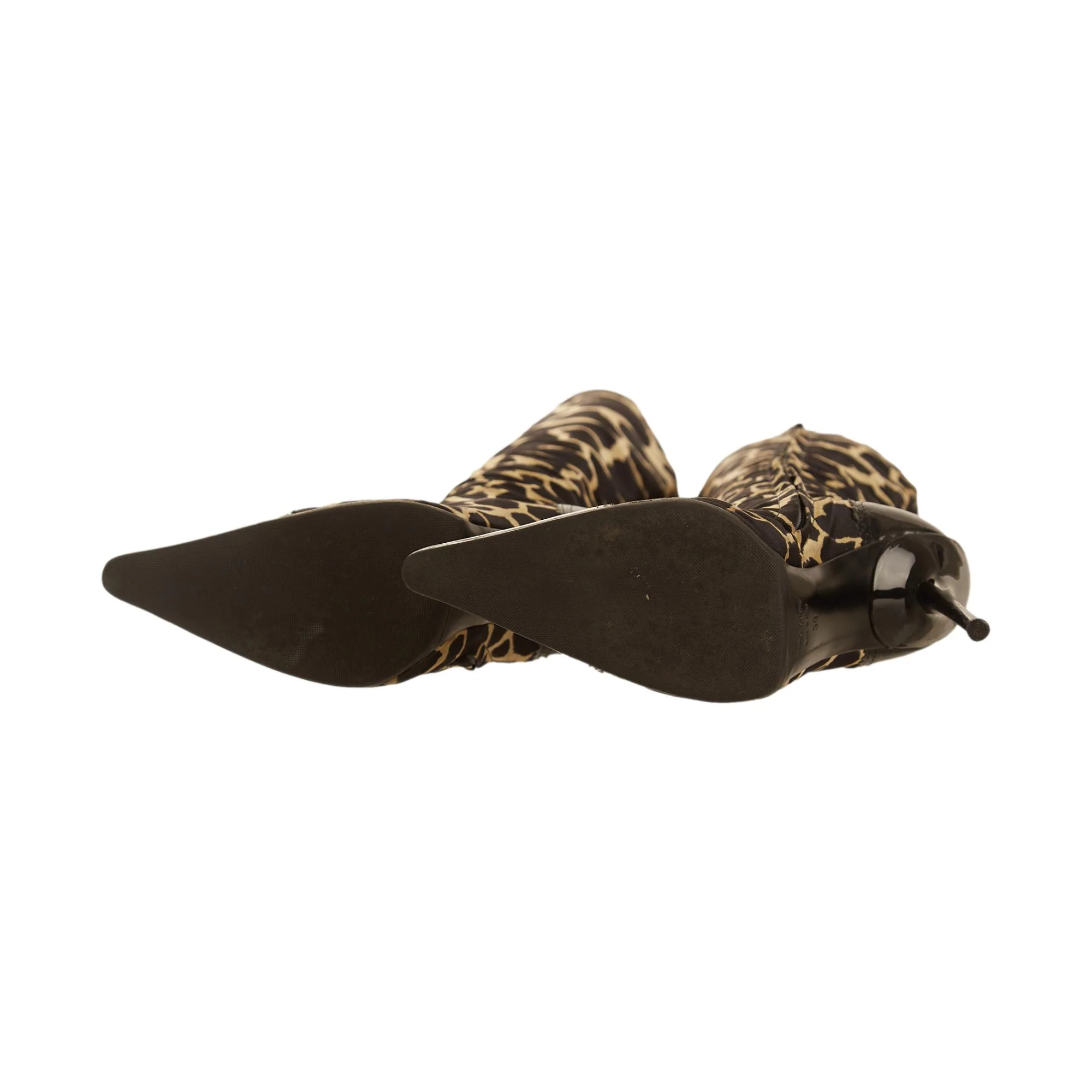 Roberto Cavalli Giraffe Print Knee High Boots - Image 3