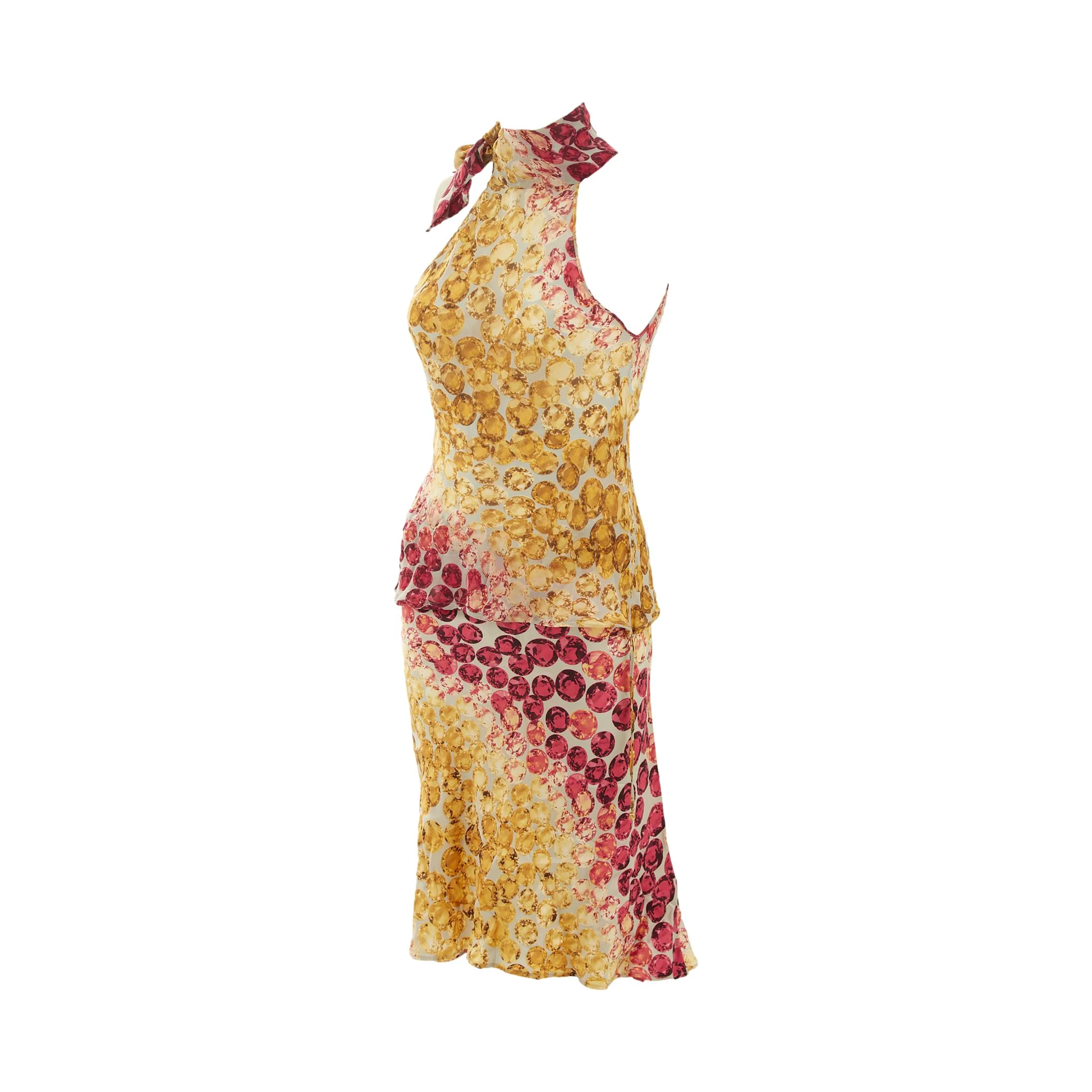 Roberto Cavalli Jewel Print Skirt Set - Image 3