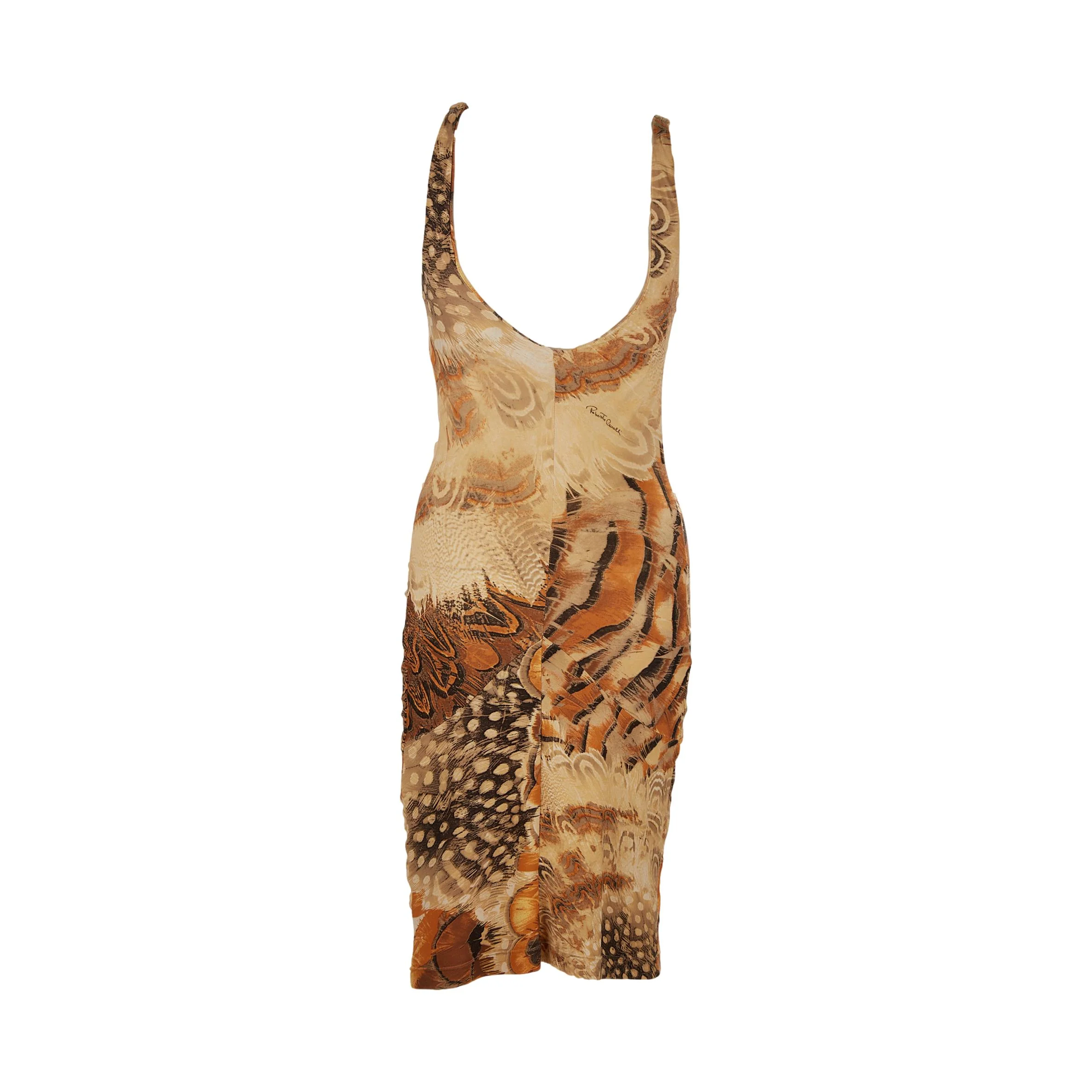 Roberto Cavalli Animal Print Ruched Dress - Image 2