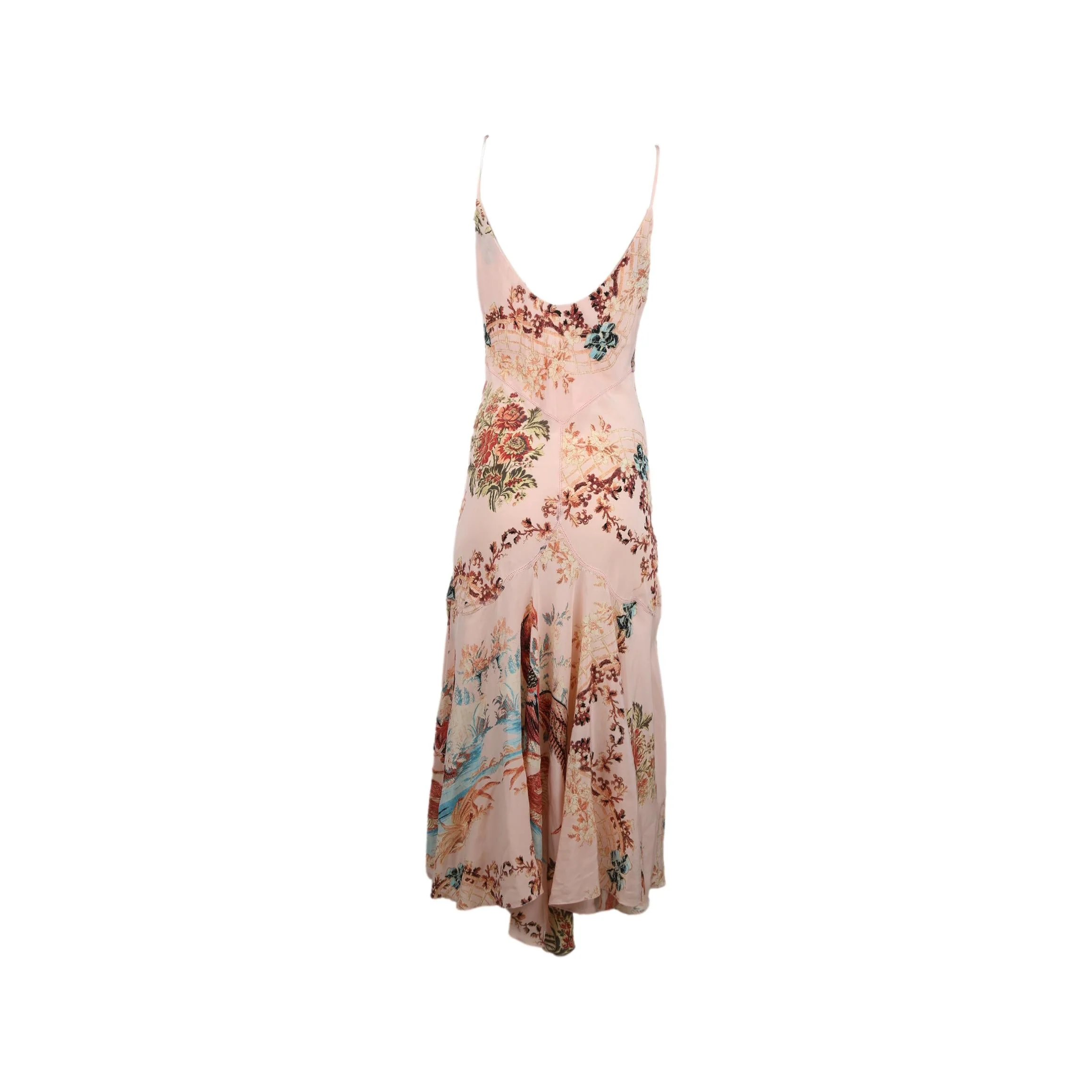 Roberto Cavalli Pink Floral Dress - Image 2