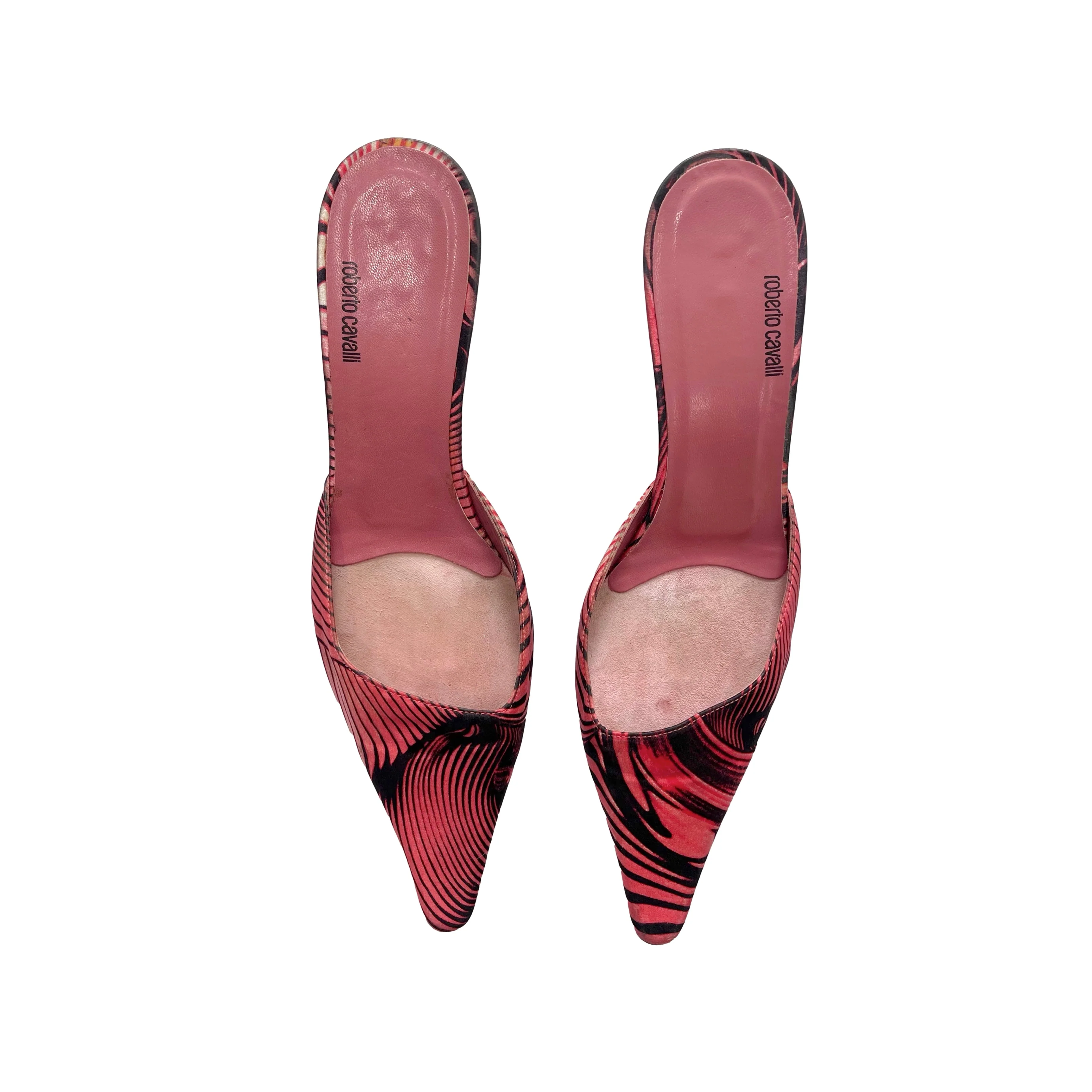 Roberto Cavalli Pink Kitten Heel